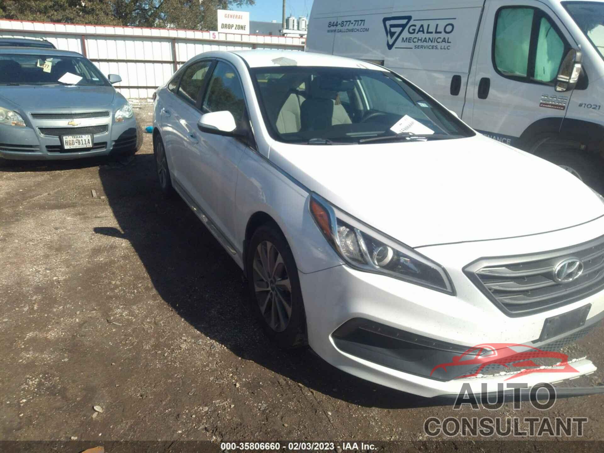 HYUNDAI SONATA 2016 - 5NPE34AF6GH262481