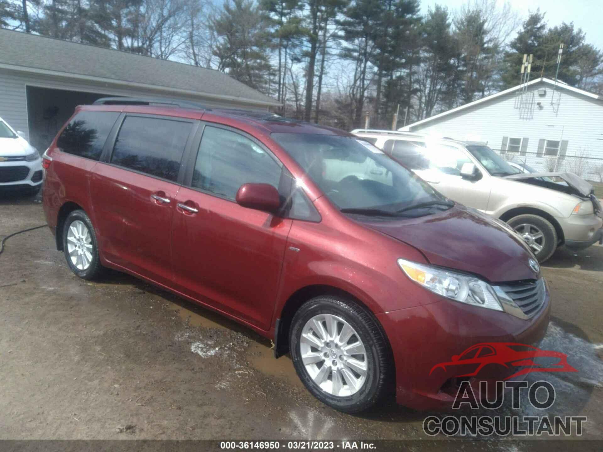 TOYOTA SIENNA 2016 - 5TDDK3DC7GS129619