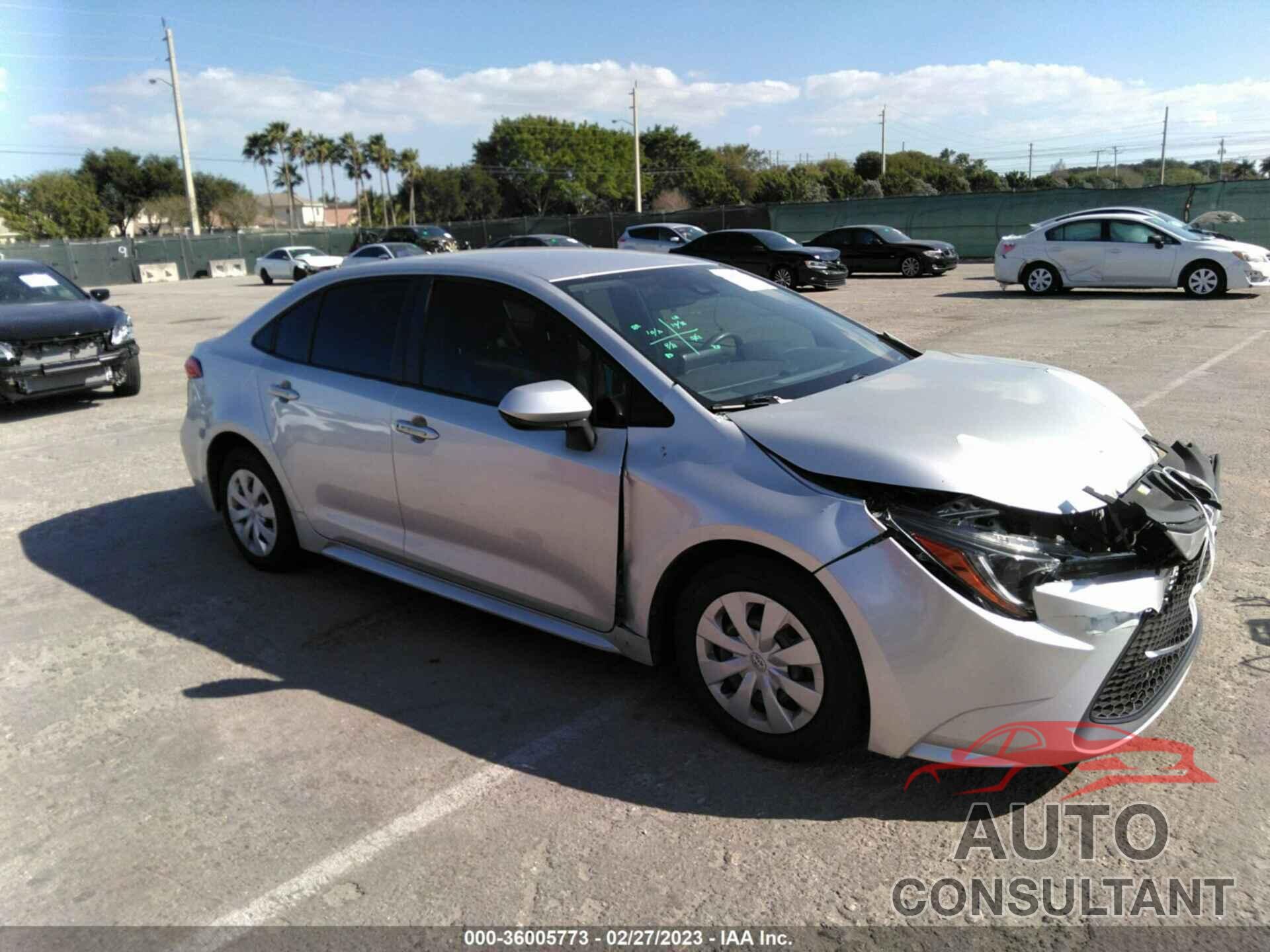 TOYOTA COROLLA 2020 - JTDDPRAE3LJ016185