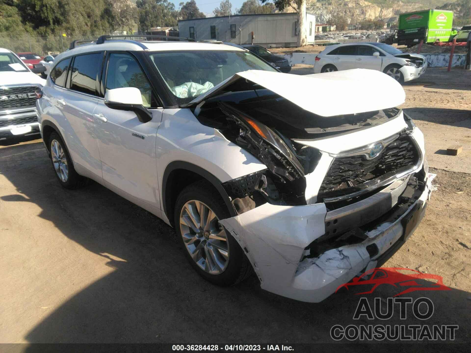 TOYOTA HIGHLANDER 2020 - 5TDYARAH2LS001211