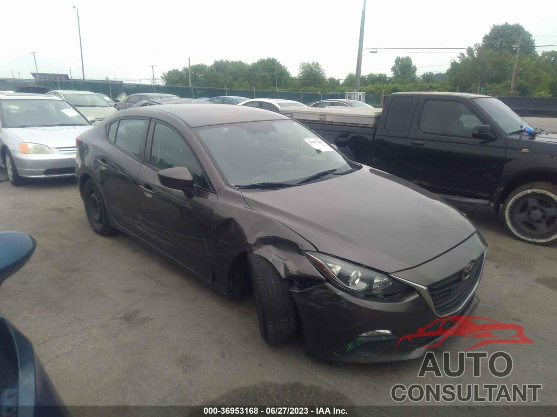 MAZDA MAZDA3 2015 - JM1BM1U74F1271091