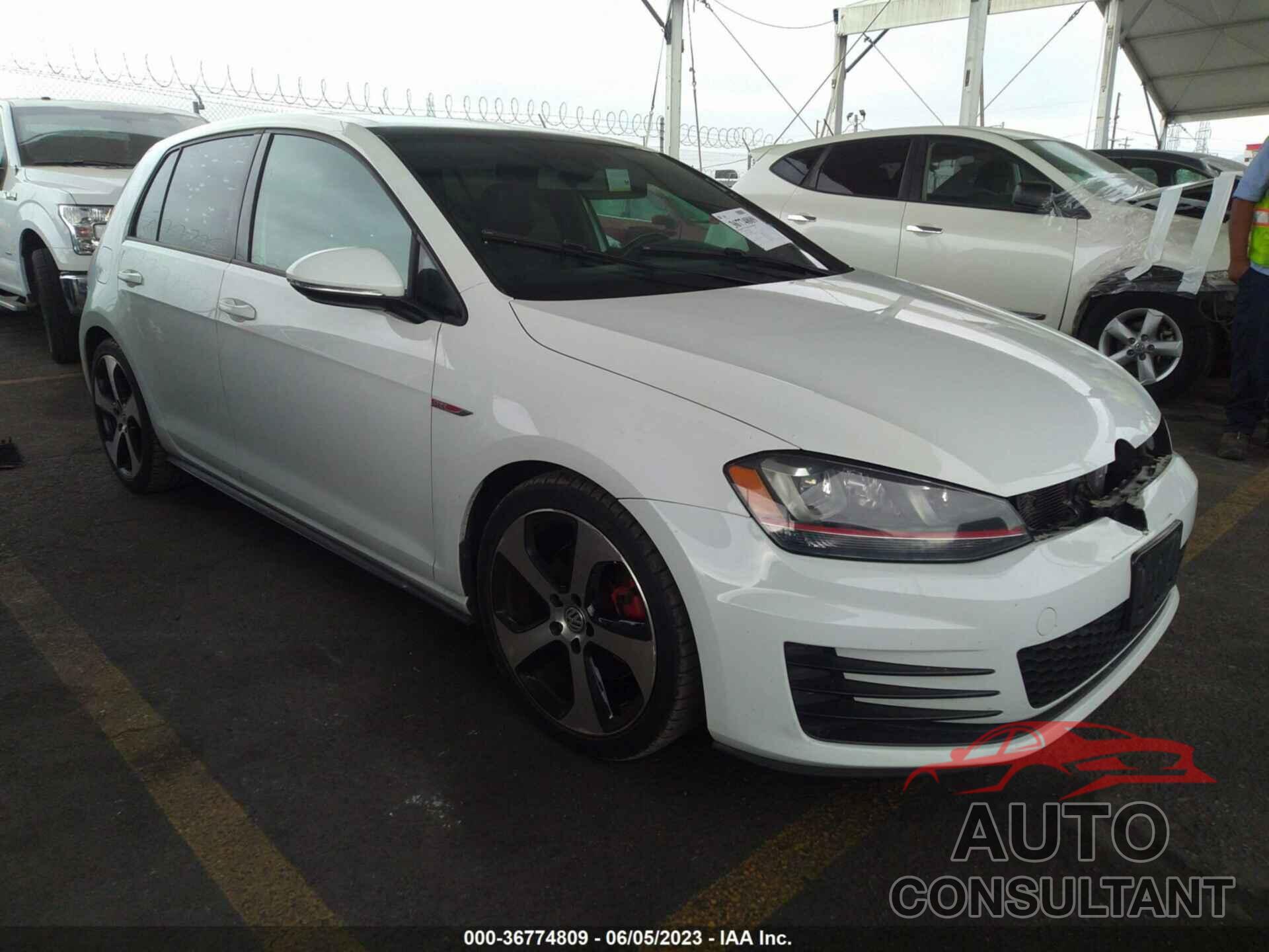 VOLKSWAGEN GOLF GTI 2015 - 3VW5T7AU1FM026682
