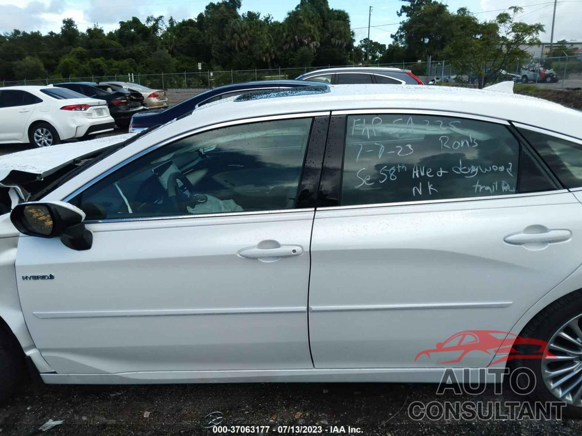 TOYOTA AVALON 2020 - 4T1D21FB9LU019102