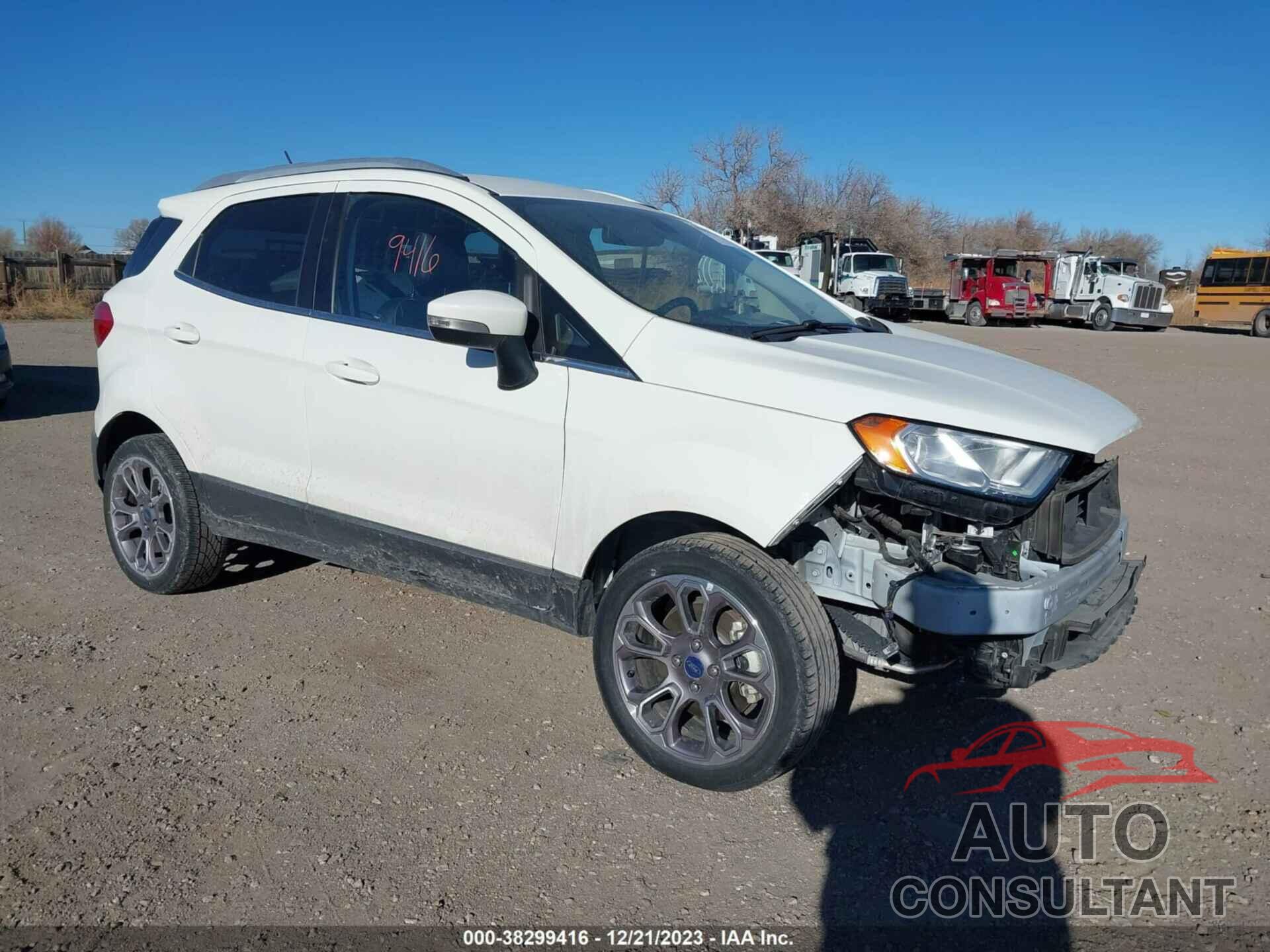 FORD ECOSPORT 2021 - MAJ3S2KE0MC412537