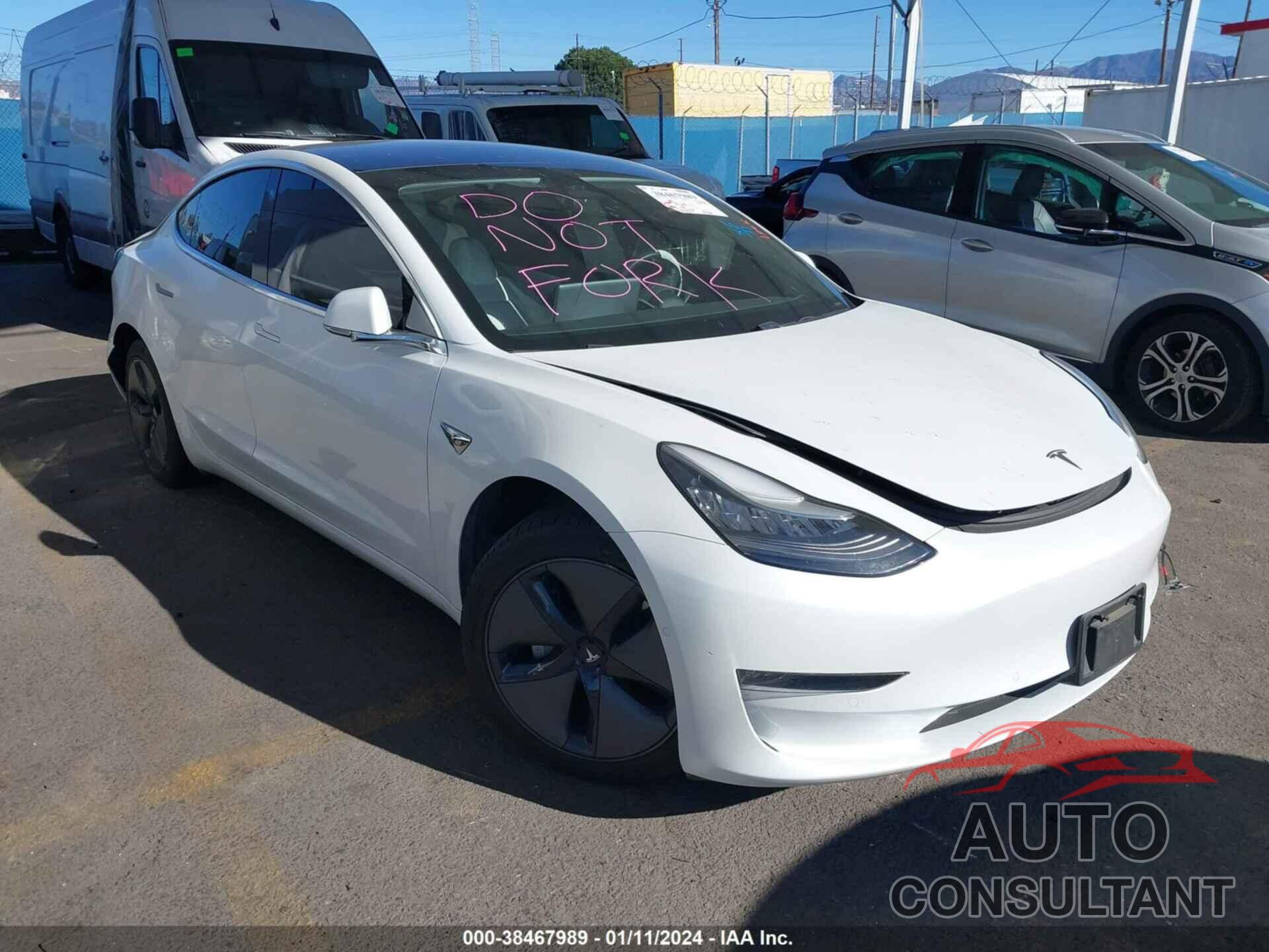 TESLA MODEL 3 2019 - 5YJ3E1EA6KF413180