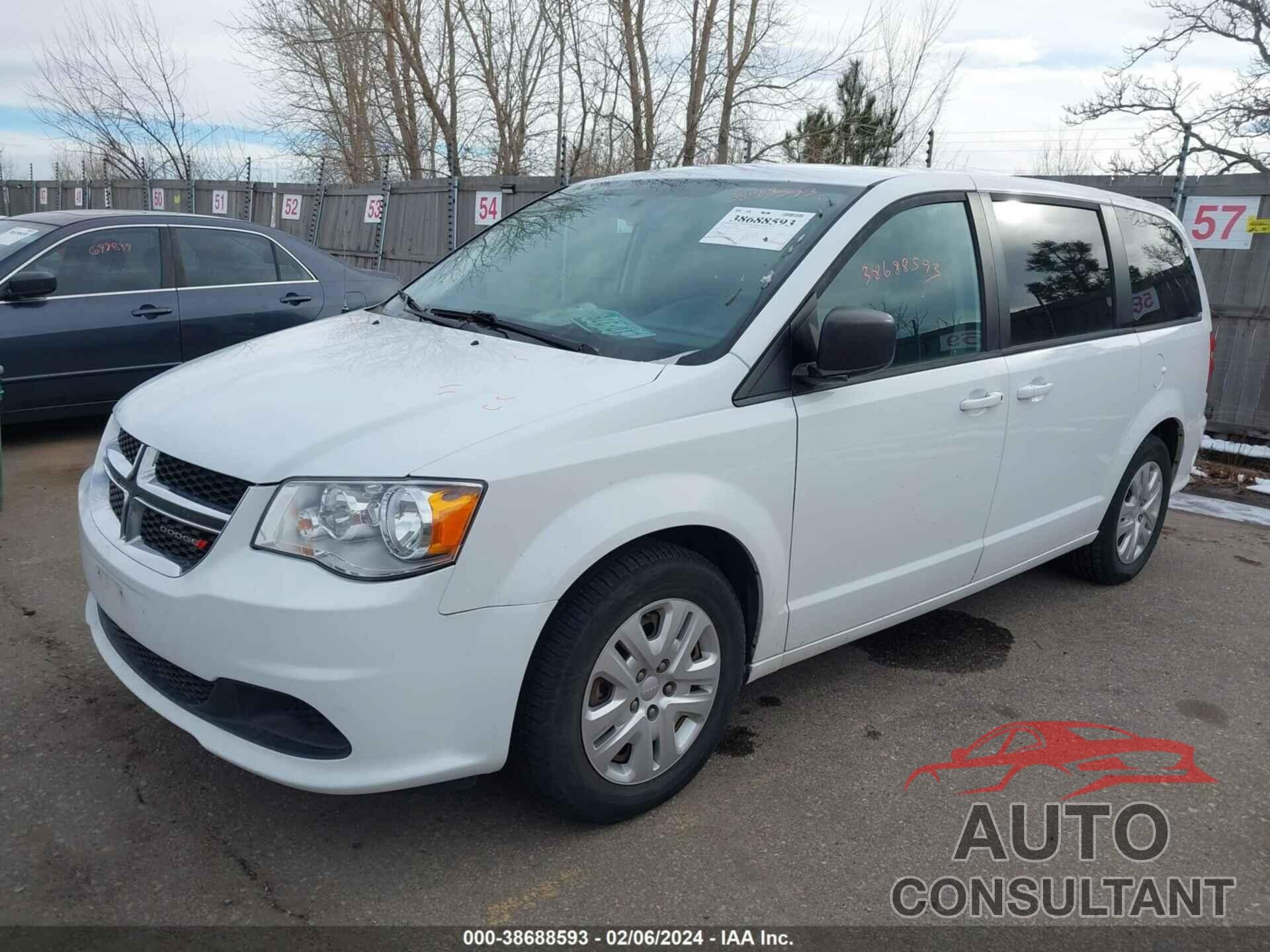 DODGE GRAND CARAVAN 2018 - 2C4RDGBG6JR168814