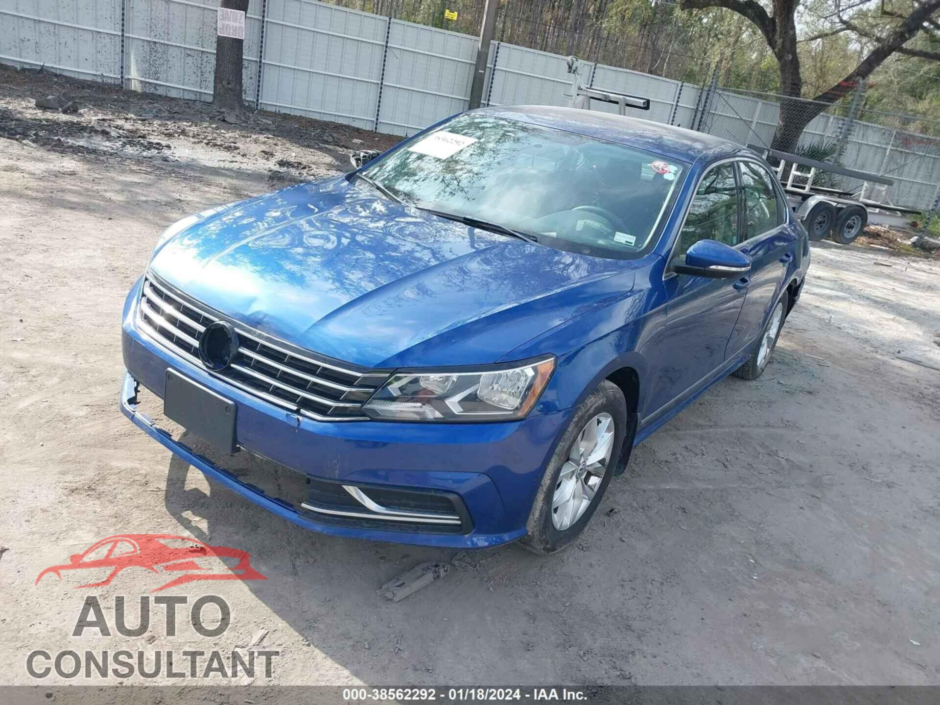 VOLKSWAGEN PASSAT 2016 - 1VWAT7A38GC039132