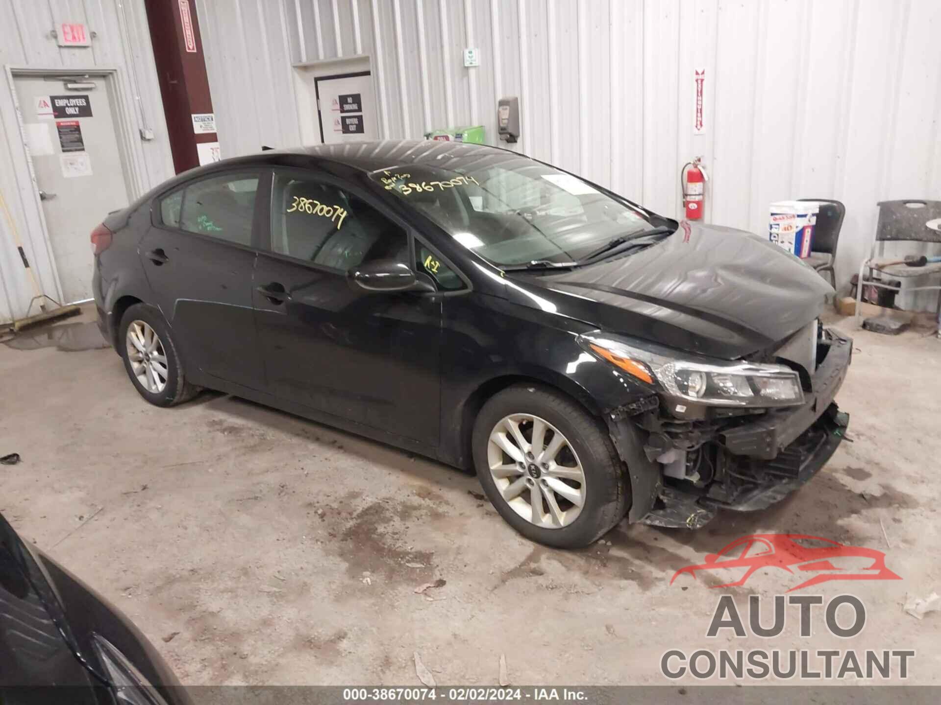 KIA FORTE 2017 - 3KPFL4A7XHE100422