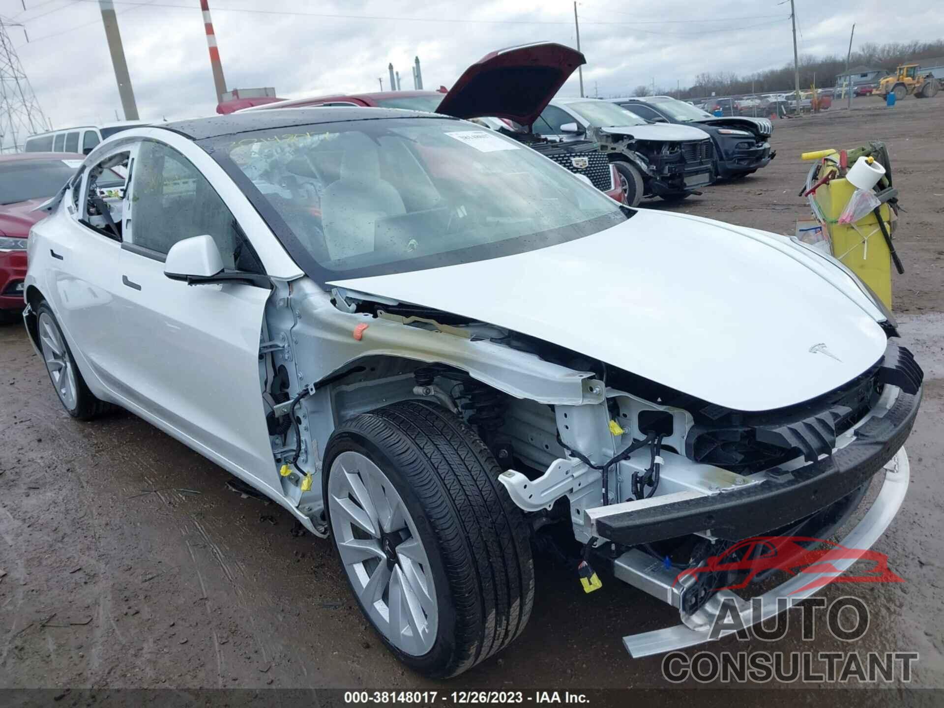 TESLA MODEL 3 2022 - 5YJ3E1EBXNF278346