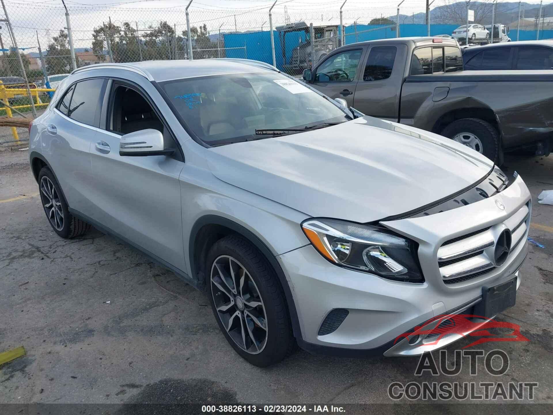 MERCEDES-BENZ GLA 250 2016 - WDCTG4EB6GJ246768