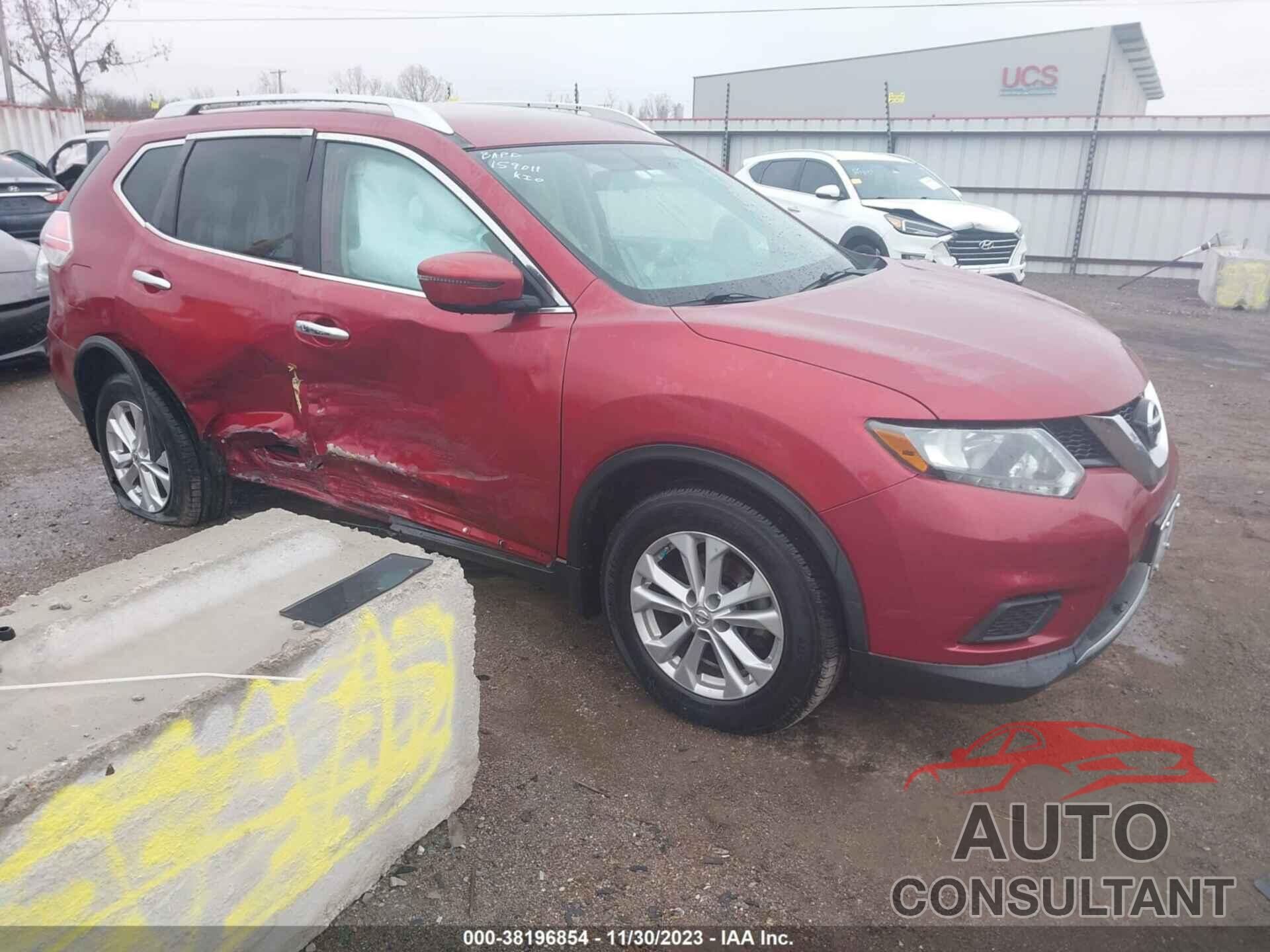 NISSAN ROGUE 2016 - KNMAT2MV4GP612376