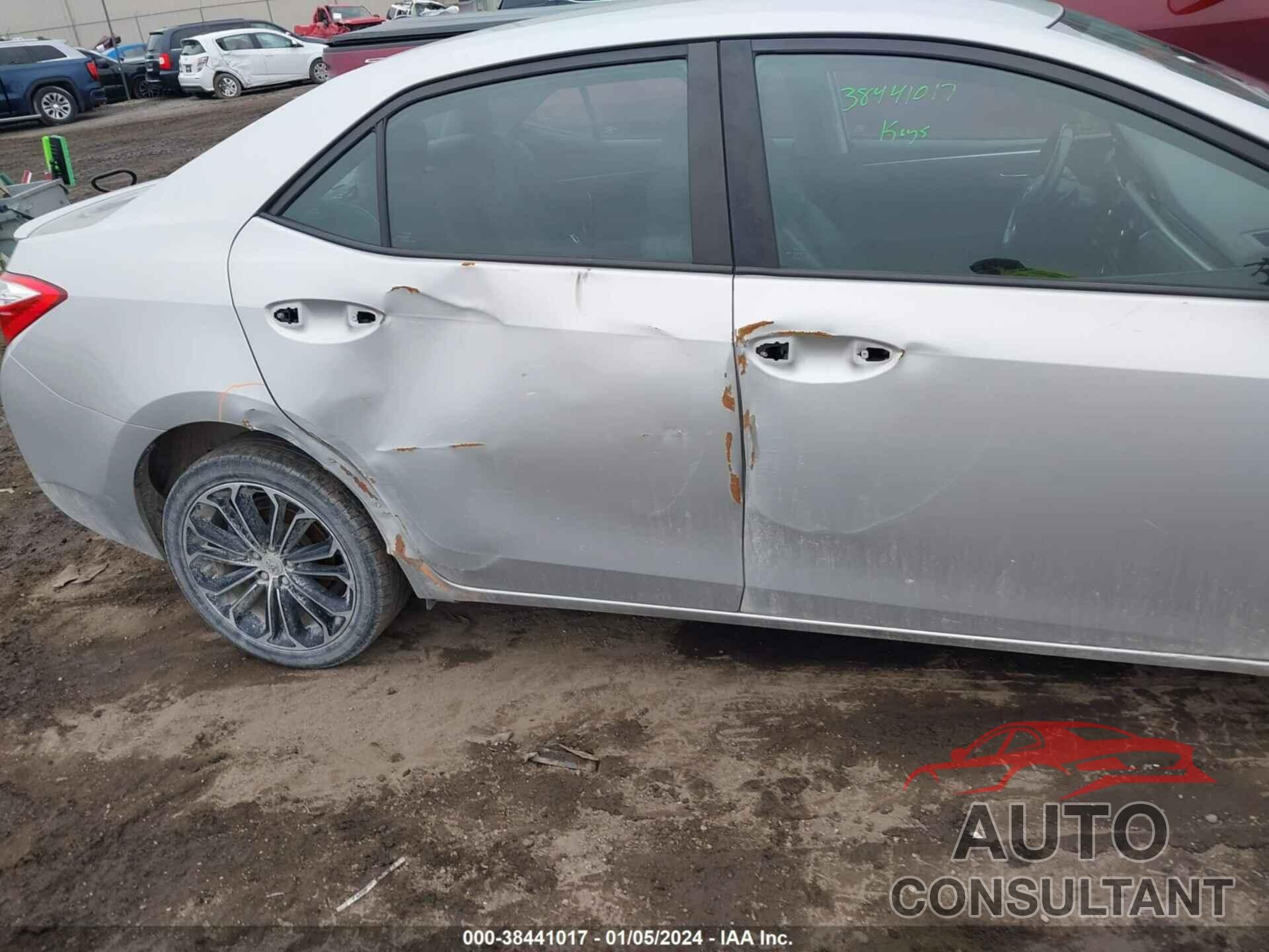 TOYOTA COROLLA 2016 - 2T1BURHE3GC622691