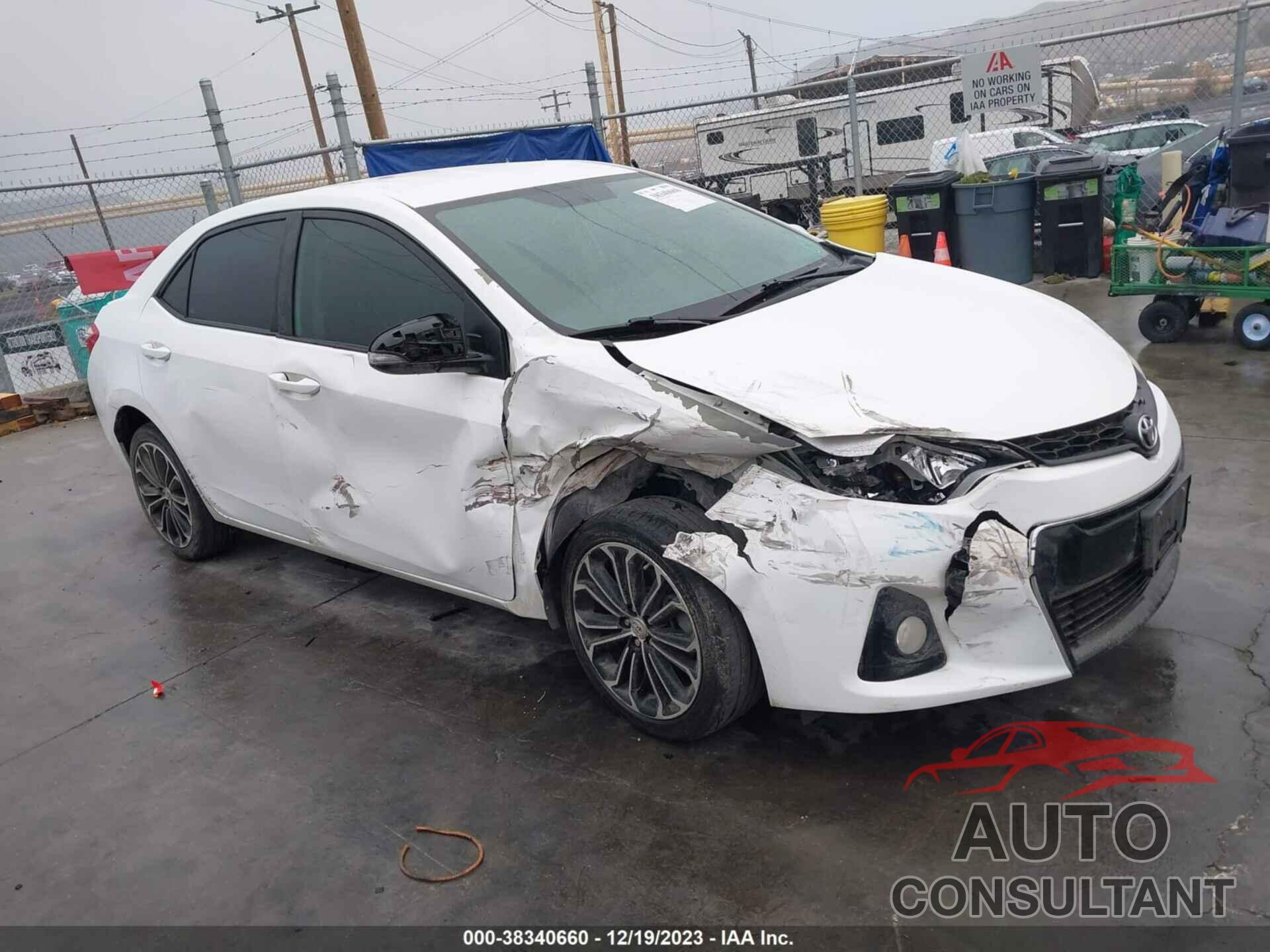 TOYOTA COROLLA 2016 - 5YFBURHE1GP463881