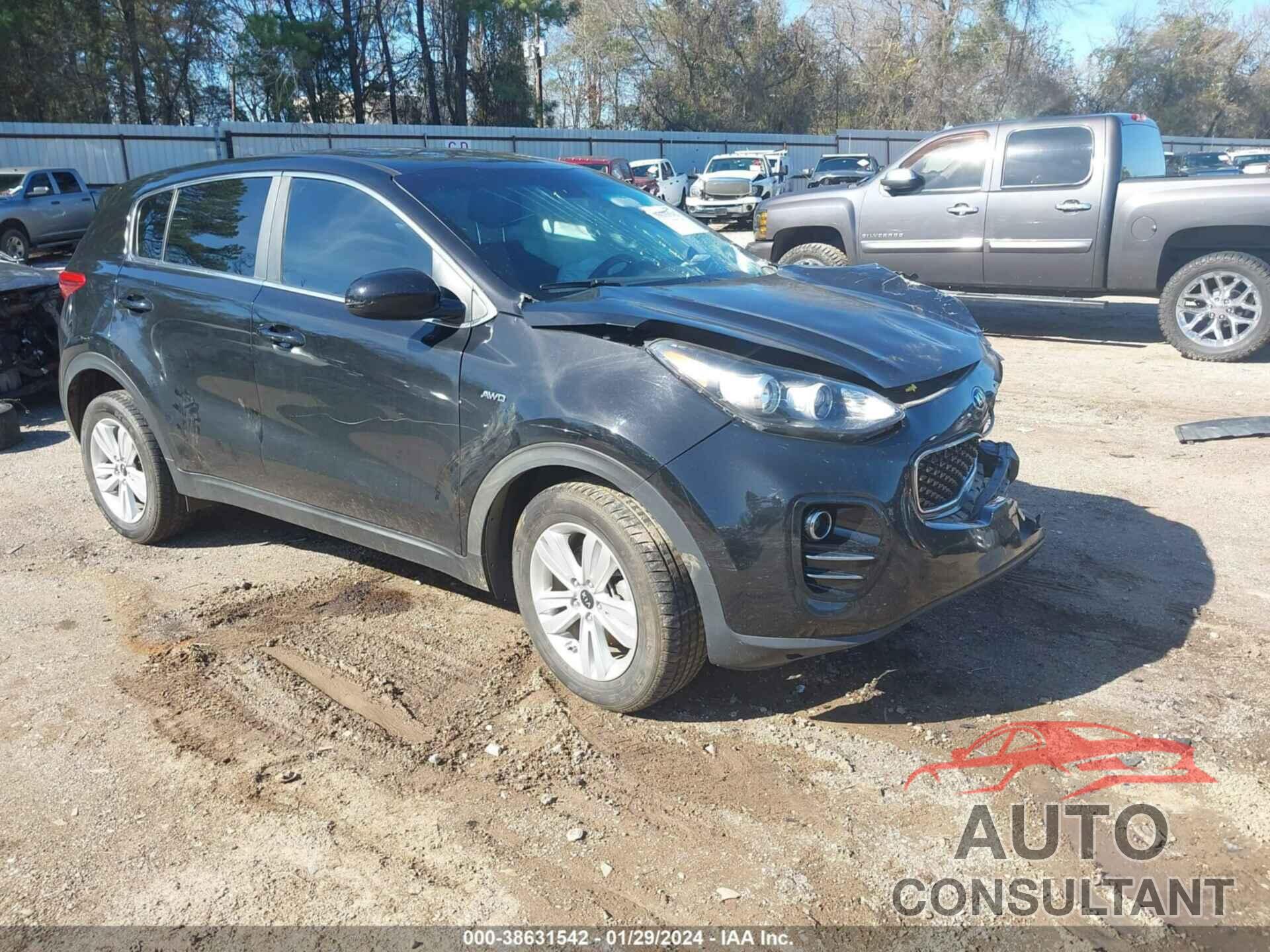 KIA SPORTAGE 2017 - KNDPMCAC2H7130782