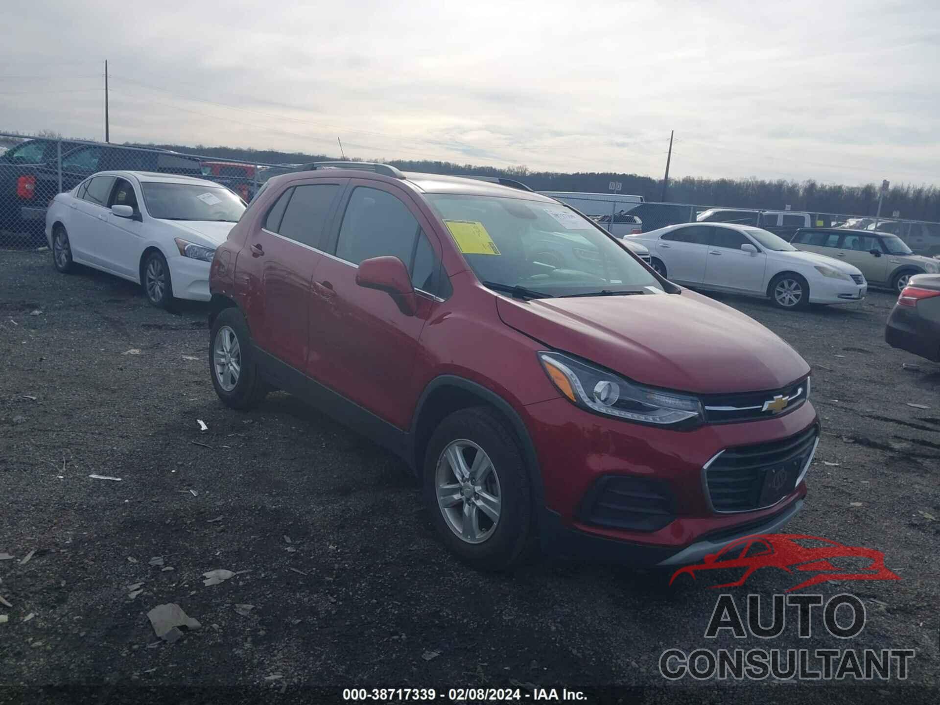 CHEVROLET TRAX 2018 - 3GNCJPSB4JL308320