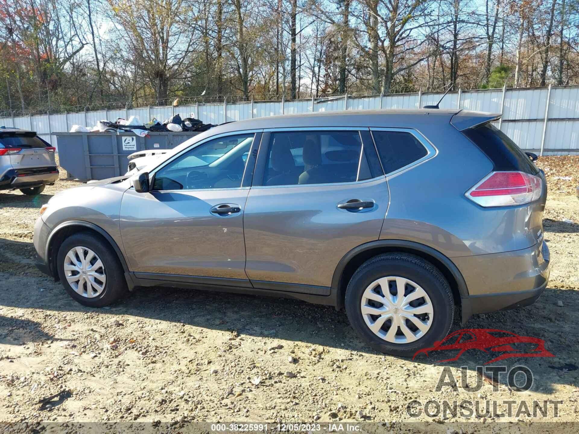 NISSAN ROGUE 2016 - KNMAT2MT5GP601739