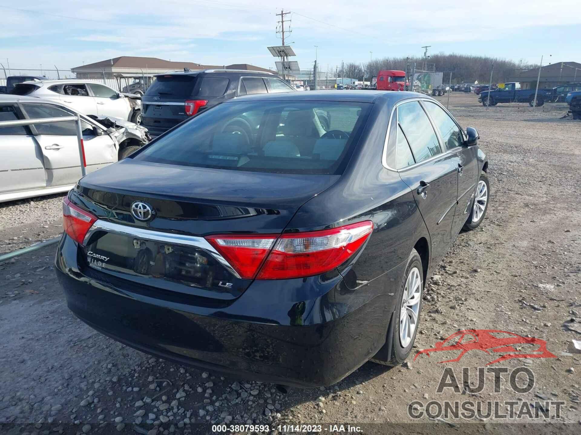 TOYOTA CAMRY 2016 - 4T4BF1FK5GR522620