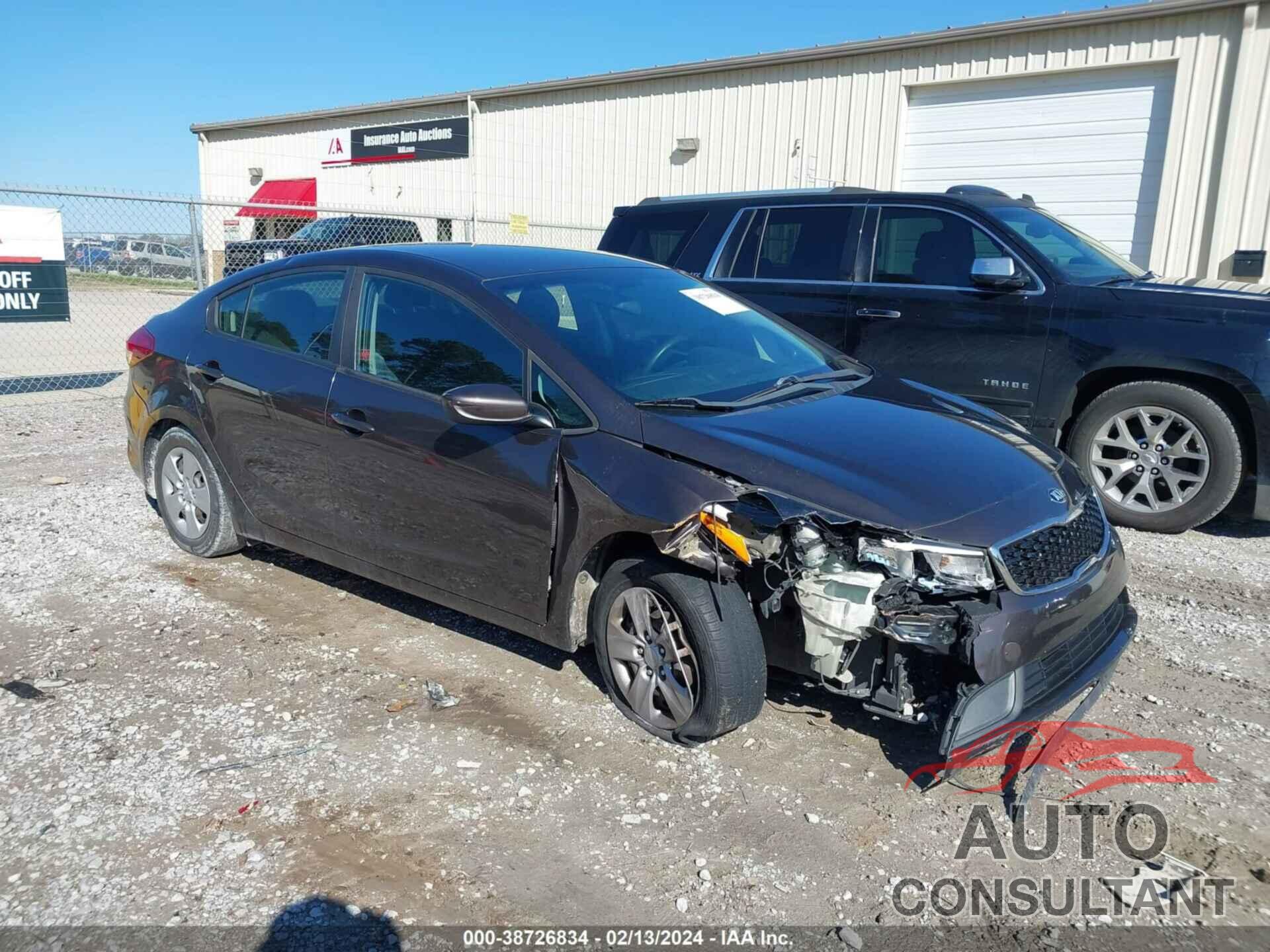 KIA FORTE 2017 - 3KPFK4A75HE140037