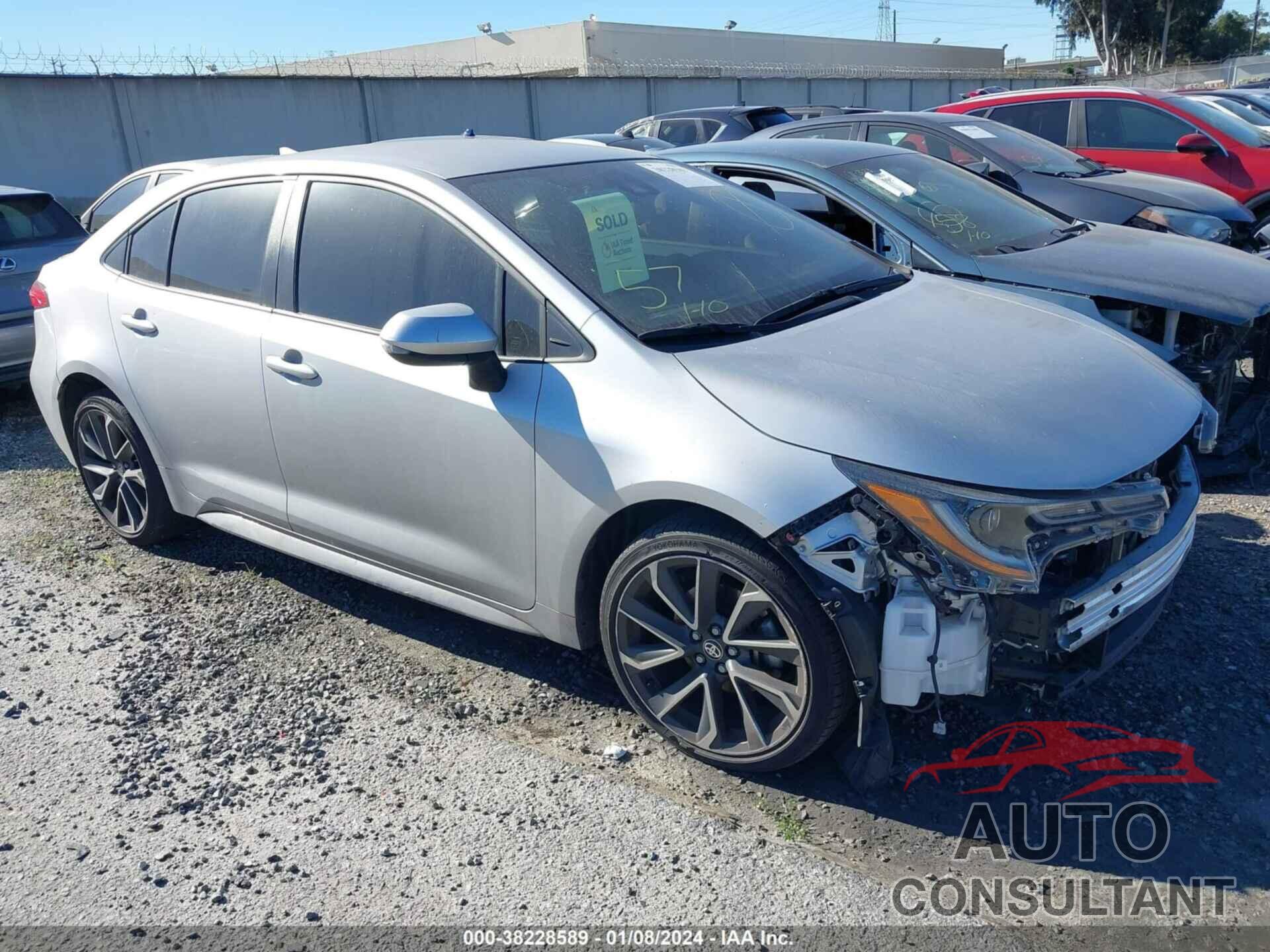 TOYOTA COROLLA 2021 - JTDS4MCE8MJ068817