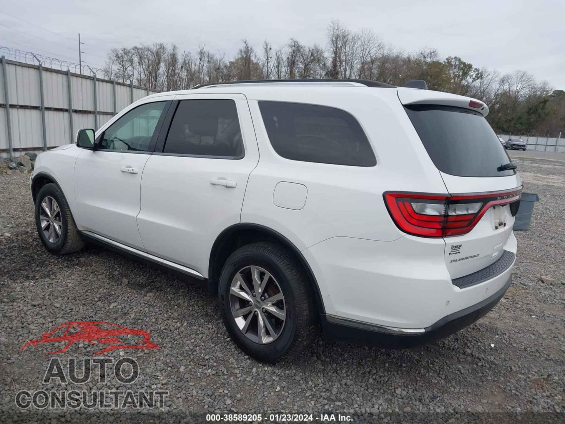 DODGE DURANGO 2016 - 1C4RDHDG0GC476906