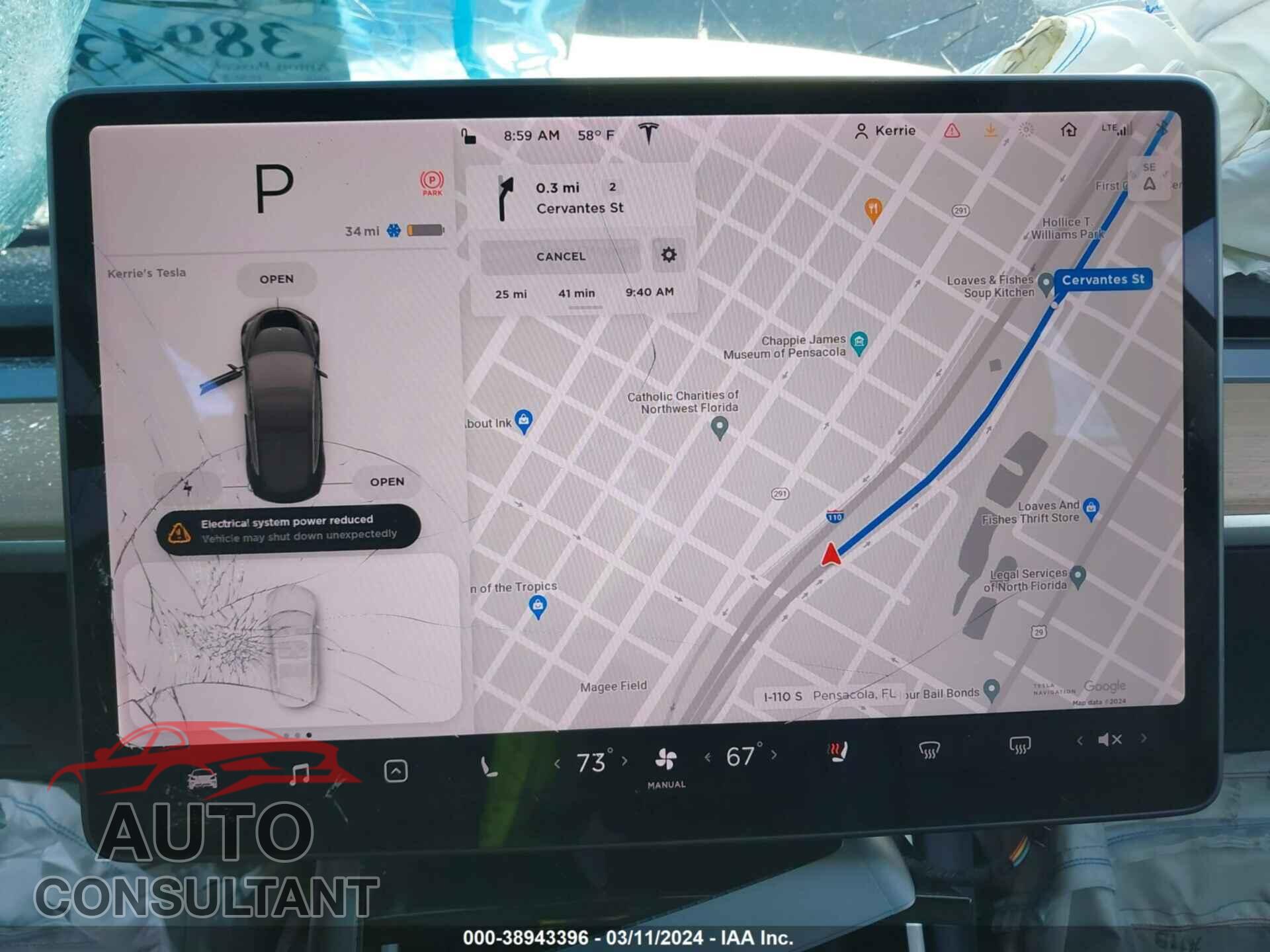 TESLA MODEL 3 2018 - 5YJ3E1EA5JF033021