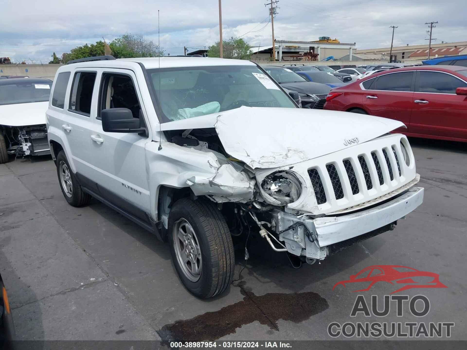 JEEP PATRIOT 2016 - 1C4NJPBA0GD769554