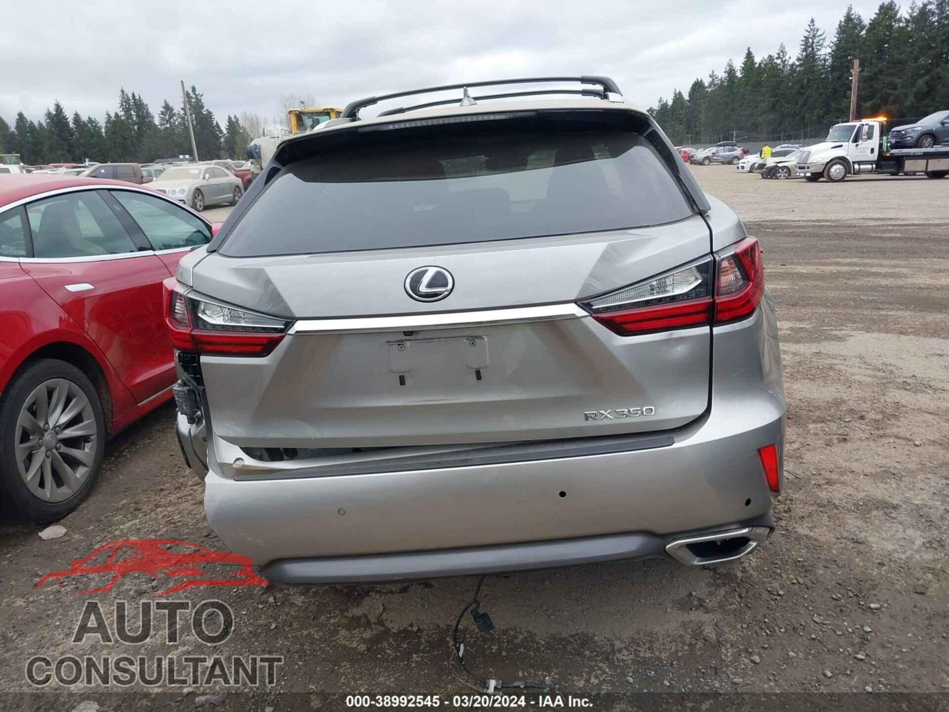 LEXUS RX 2017 - 2T2BZMCA2HC068727