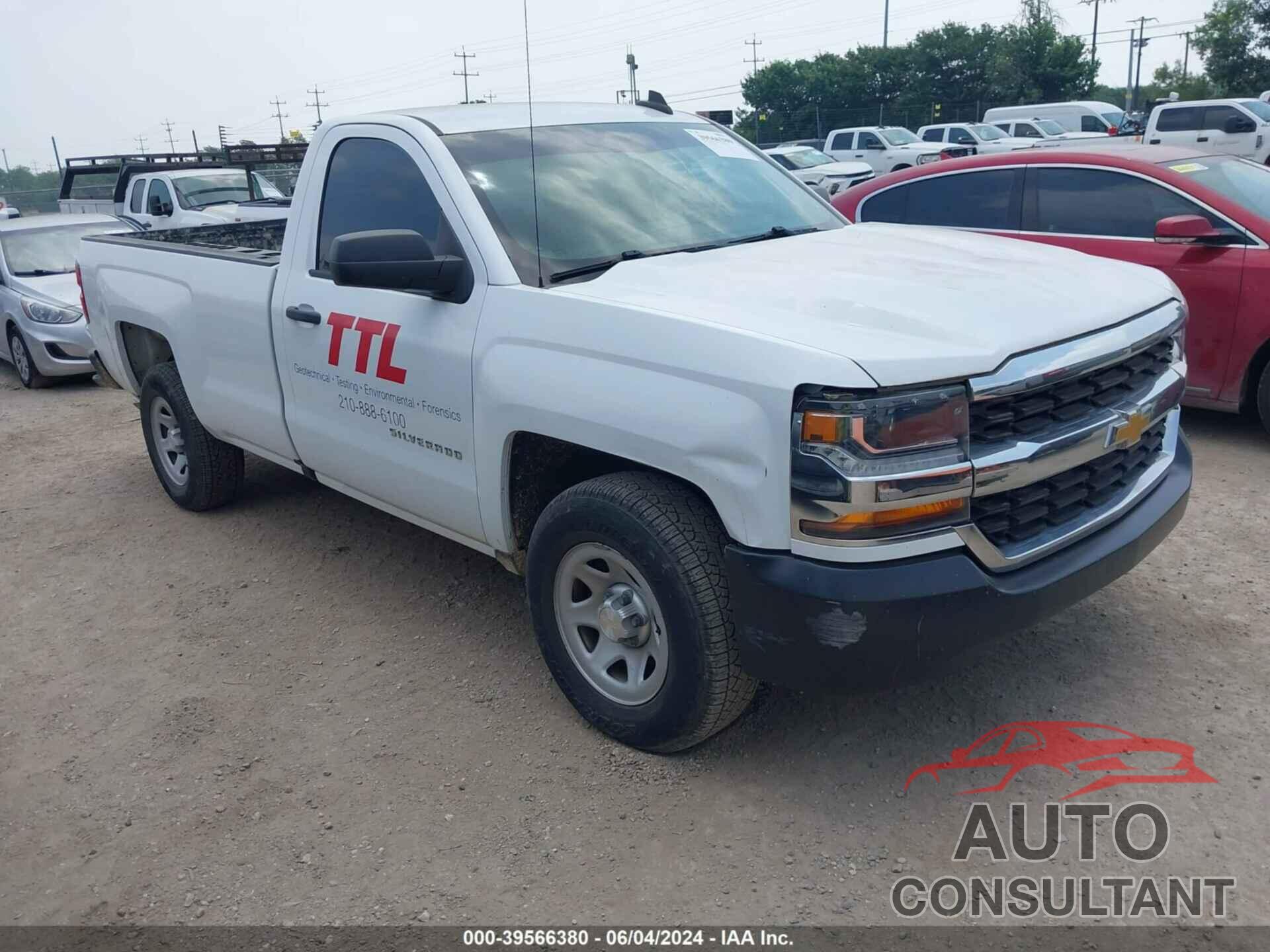 CHEVROLET SILVERADO 1500 2017 - 1GCNCNEH0HZ252945