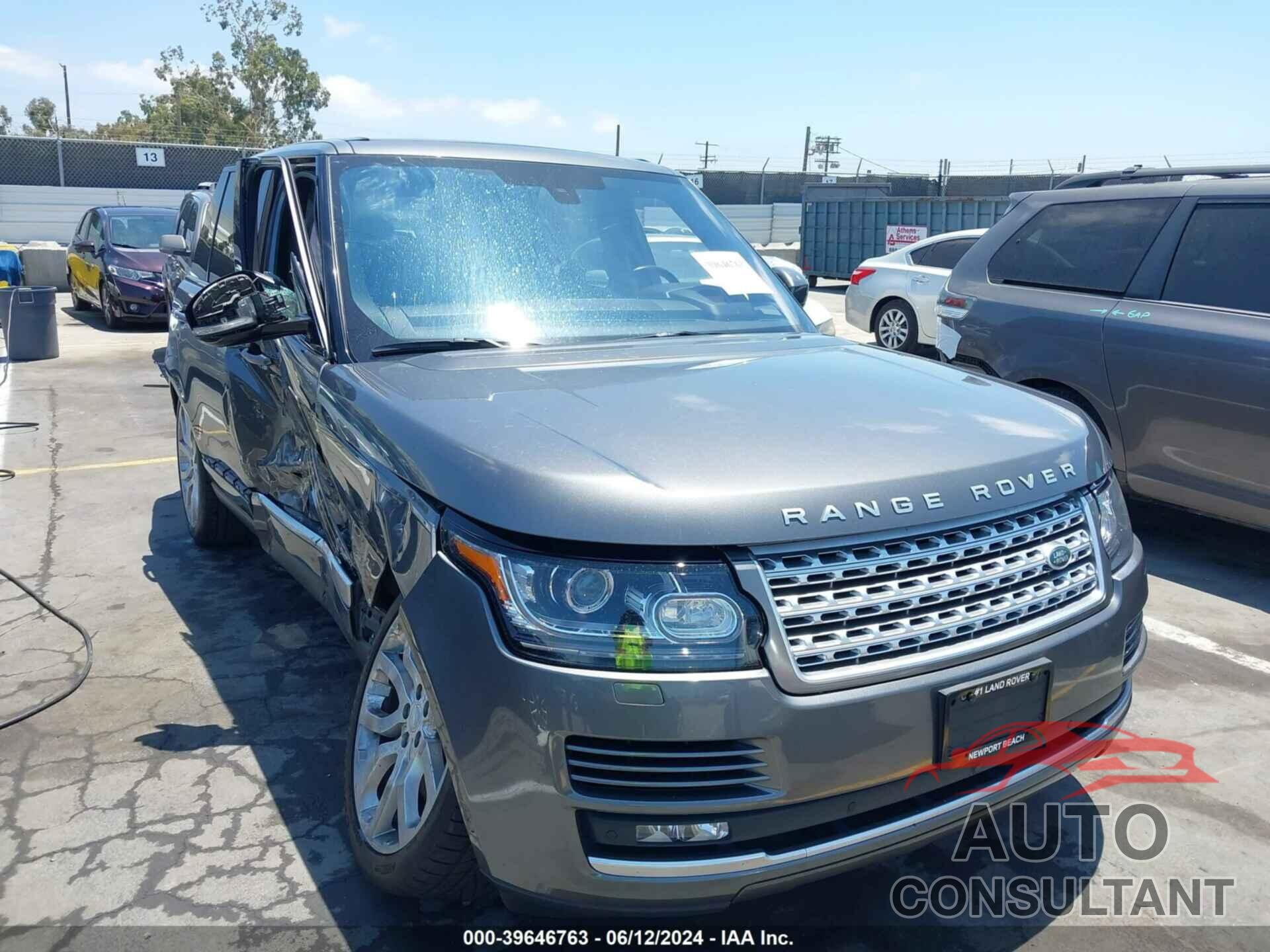 LAND ROVER RANGE ROVER 2016 - SALGS2EF0GA265225