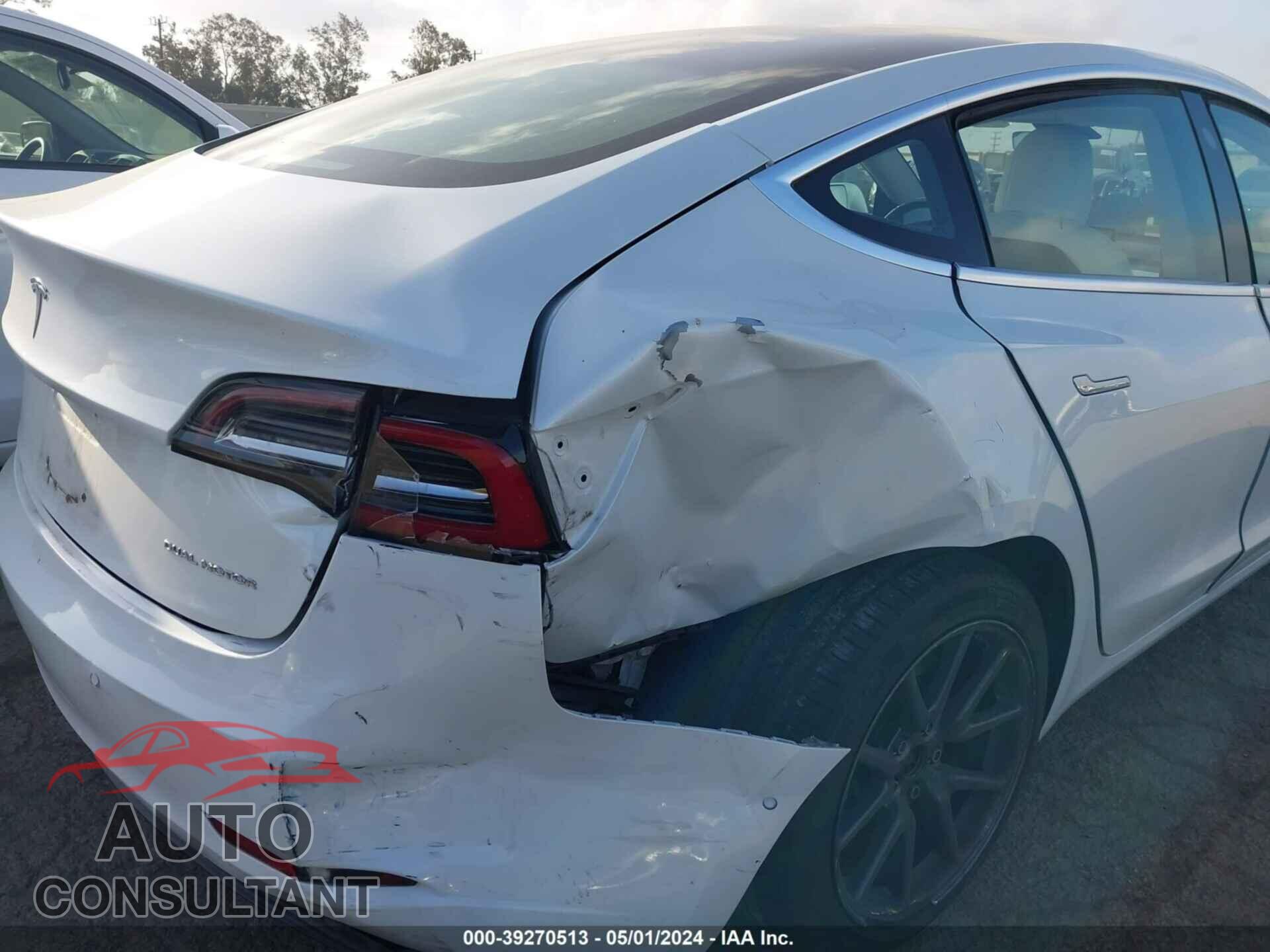 TESLA MODEL 3 2018 - 5YJ3E1EB6JF112920
