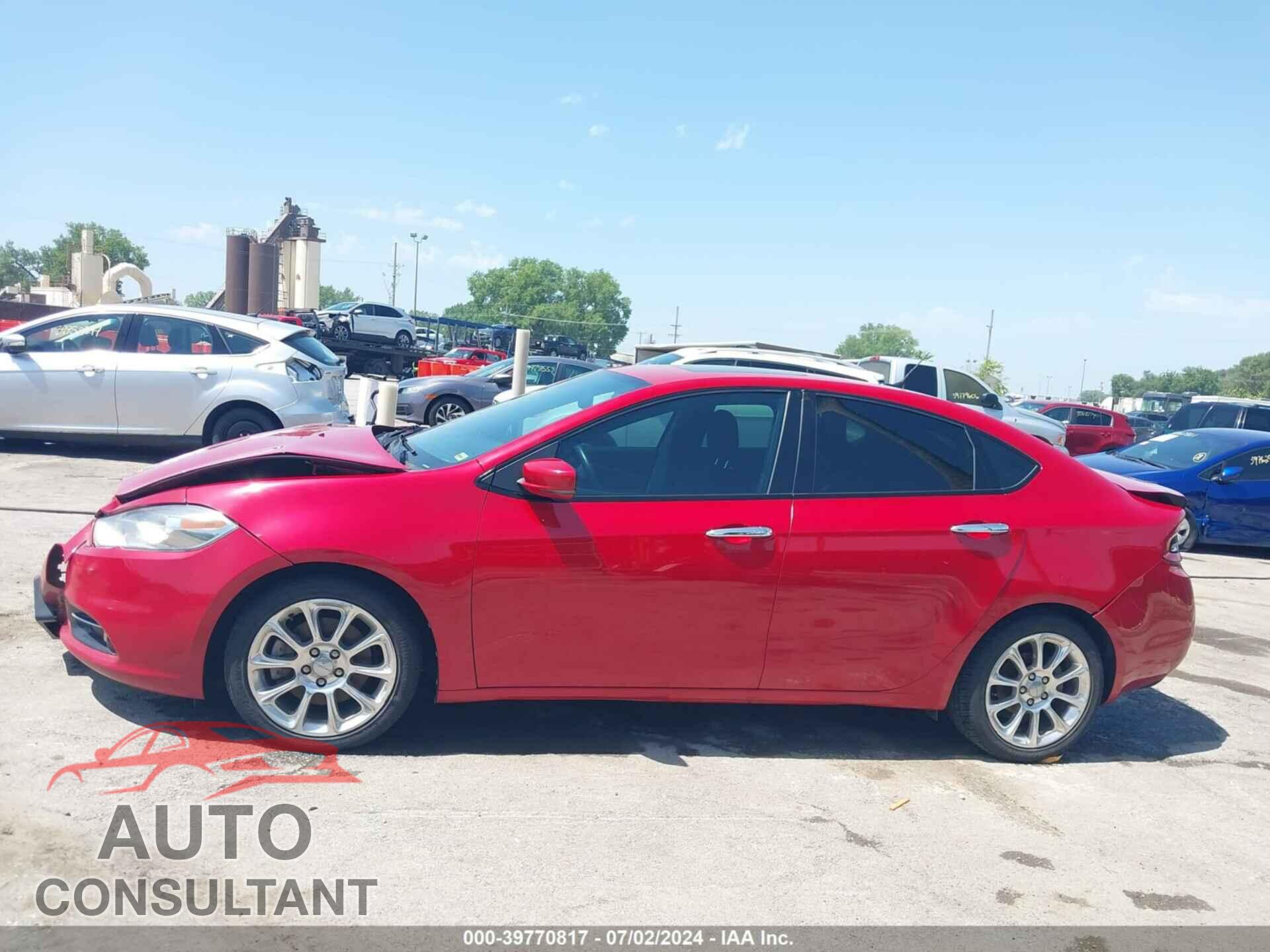 DODGE DART 2013 - 1C3CDFCA5DD132909