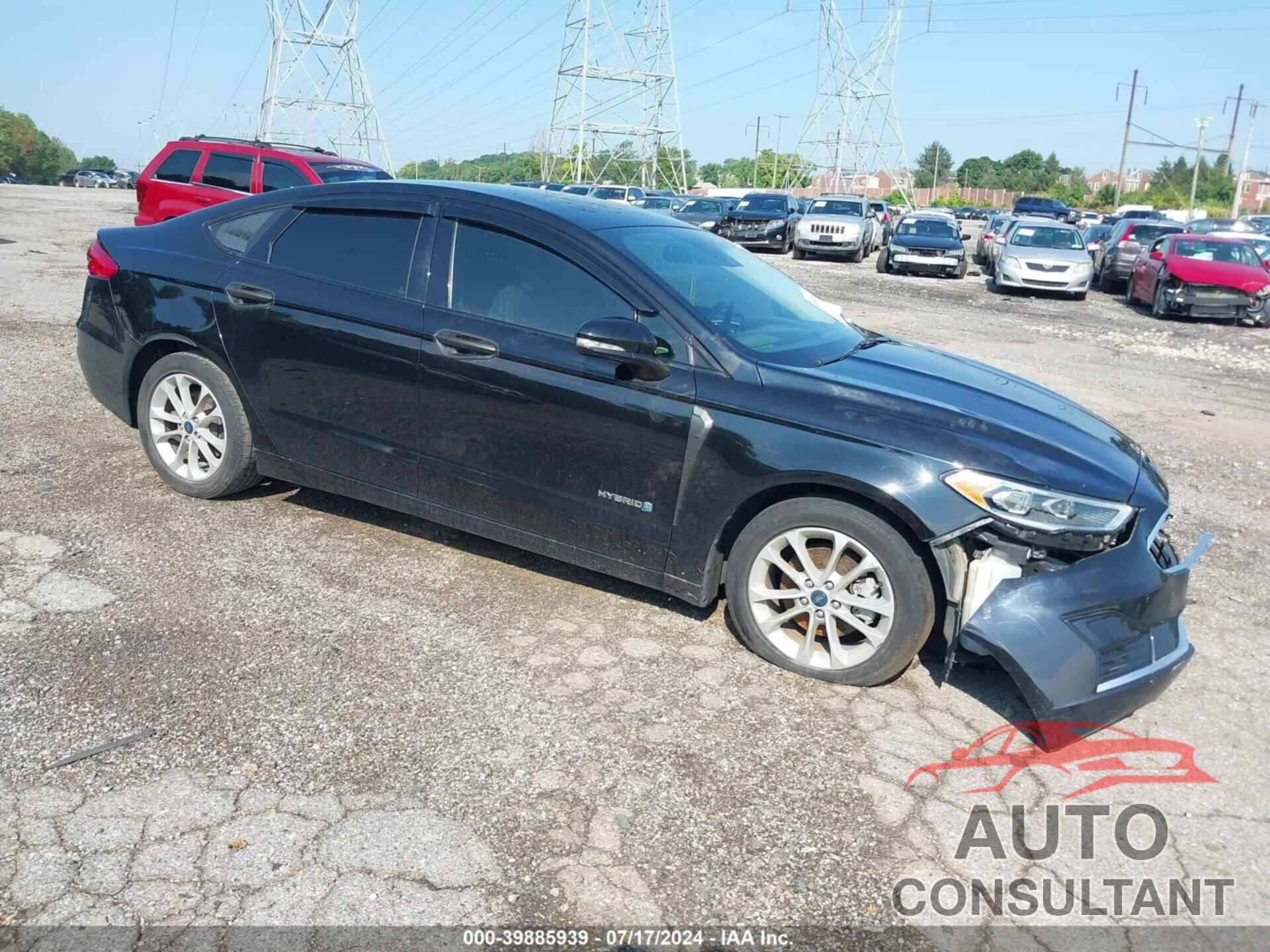 FORD FUSION HYBRID 2019 - 3FA6P0MU9KR154332