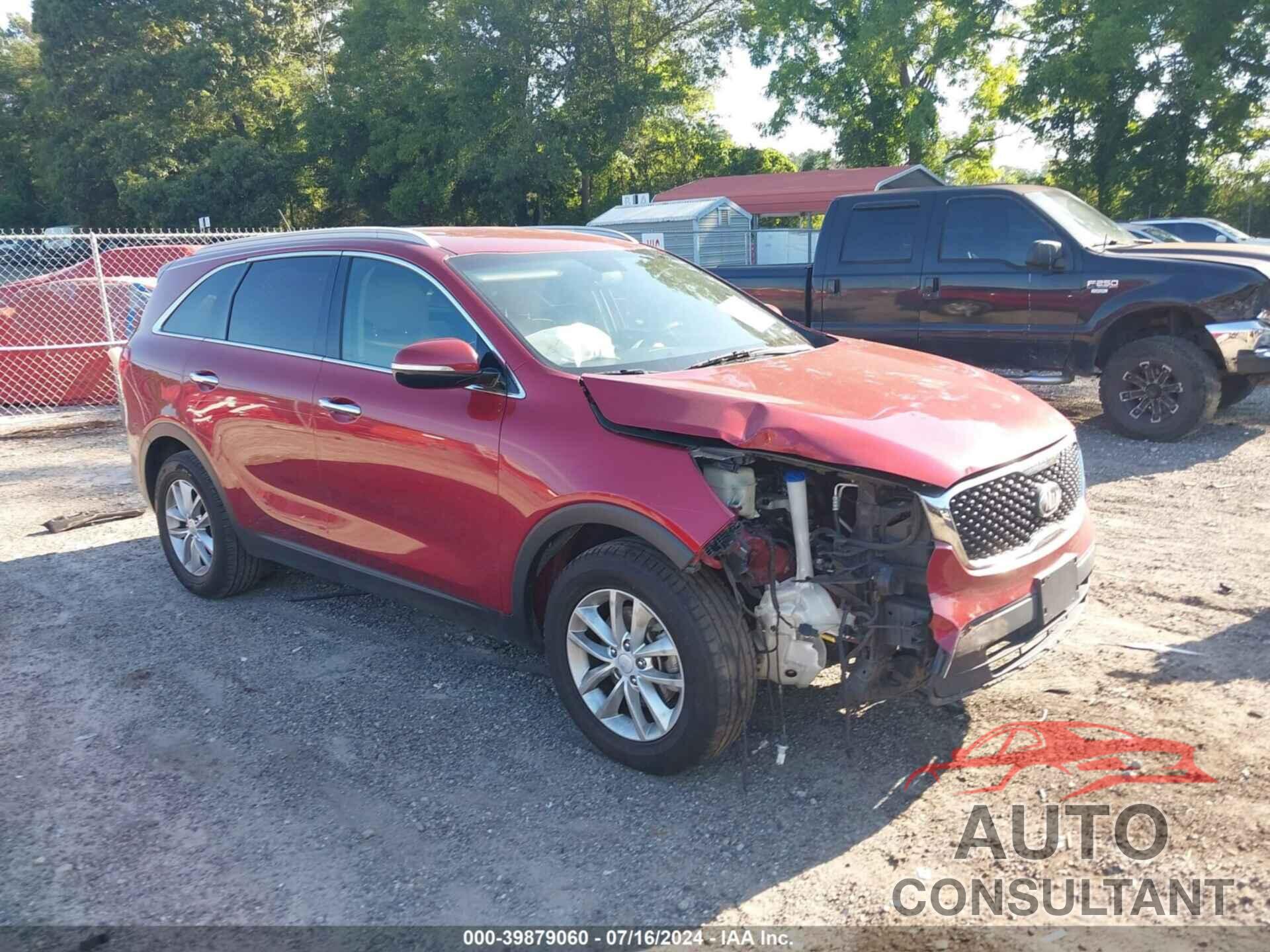 KIA SORENTO 2017 - 5XYPG4A35HG212828