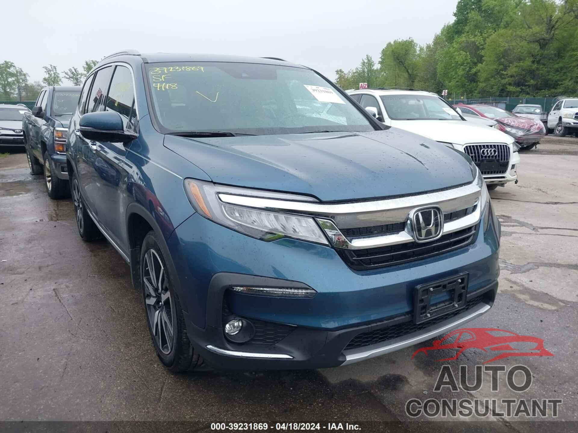 HONDA PILOT 2019 - 5FNYF6H9XKB026858