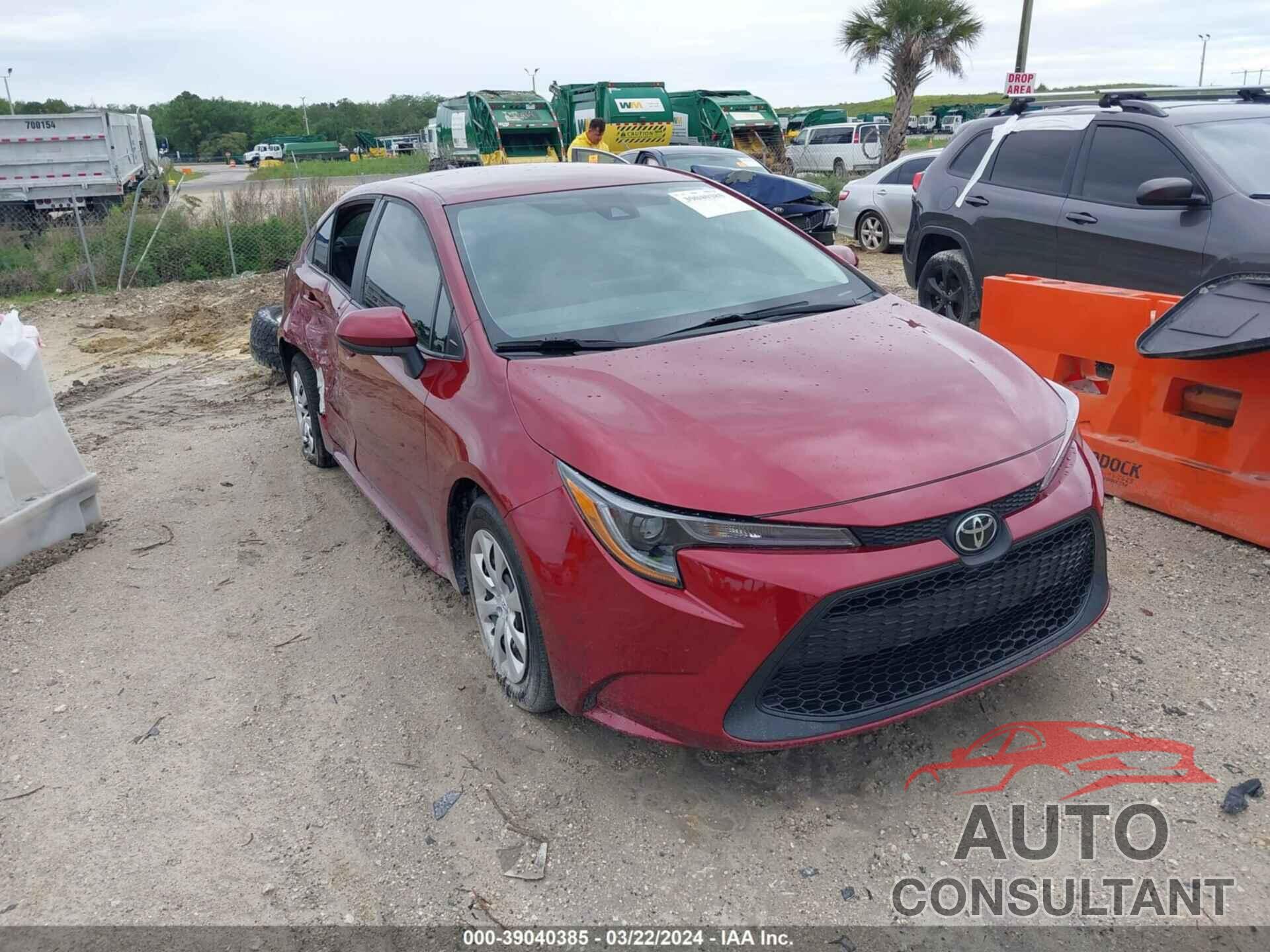 TOYOTA COROLLA 2022 - 5YFEPMAE3NP362971