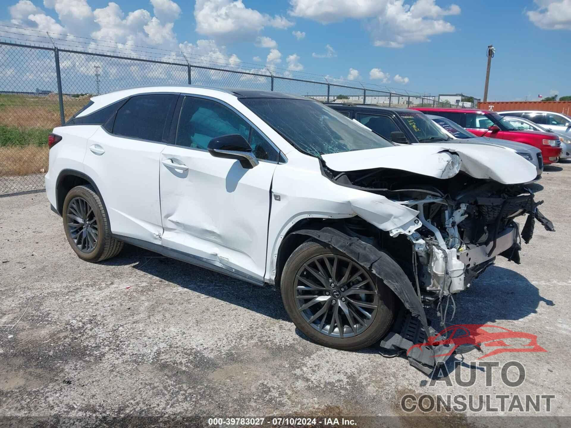 LEXUS RX 350 2017 - 2T2ZZMCA6HC040248