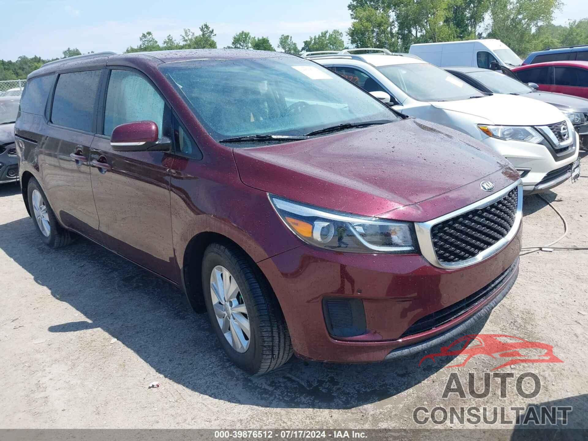 KIA SEDONA 2017 - KNDMB5C16H6320154