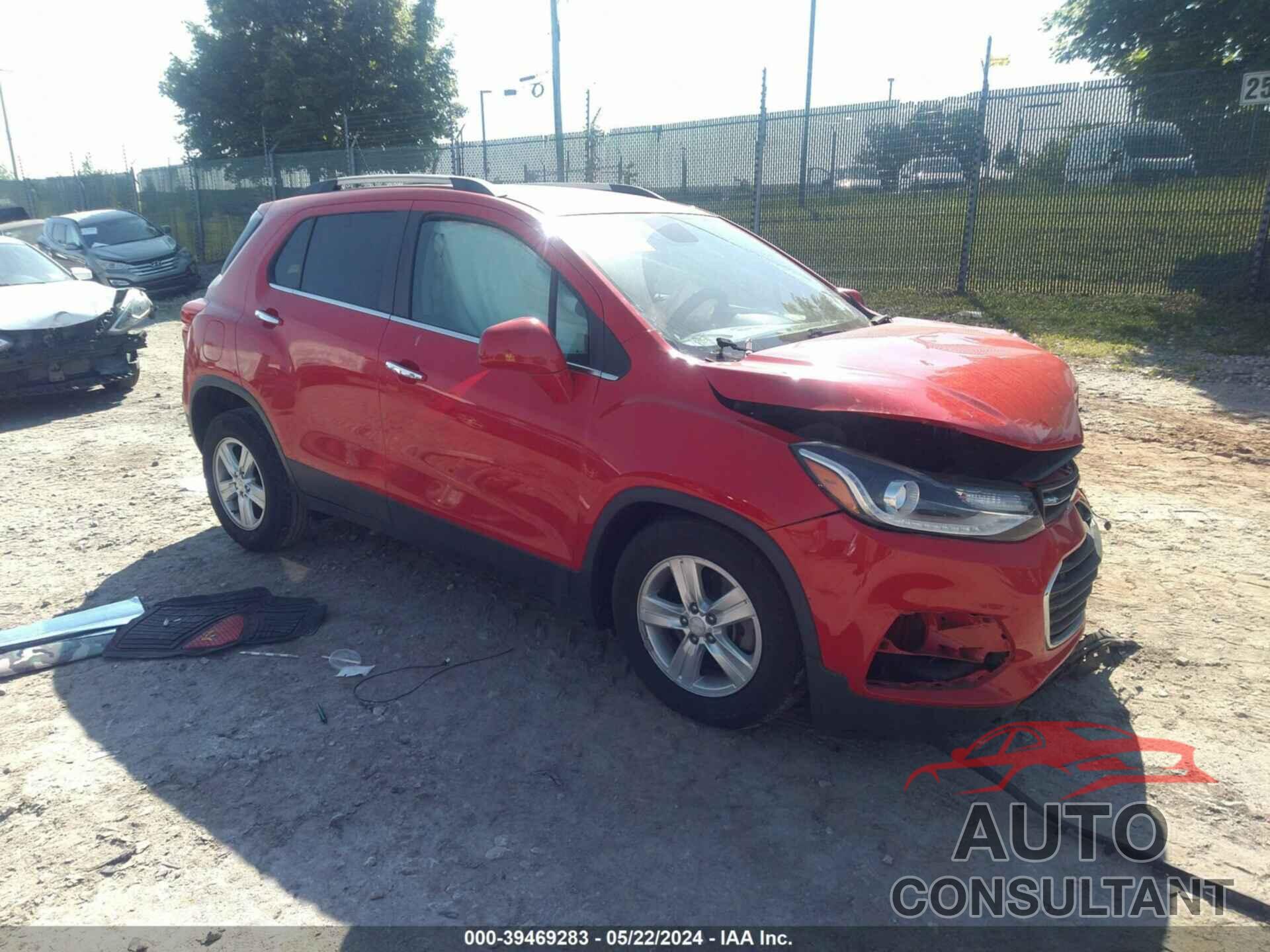 CHEVROLET TRAX 2018 - 3GNCJLSB3JL200215