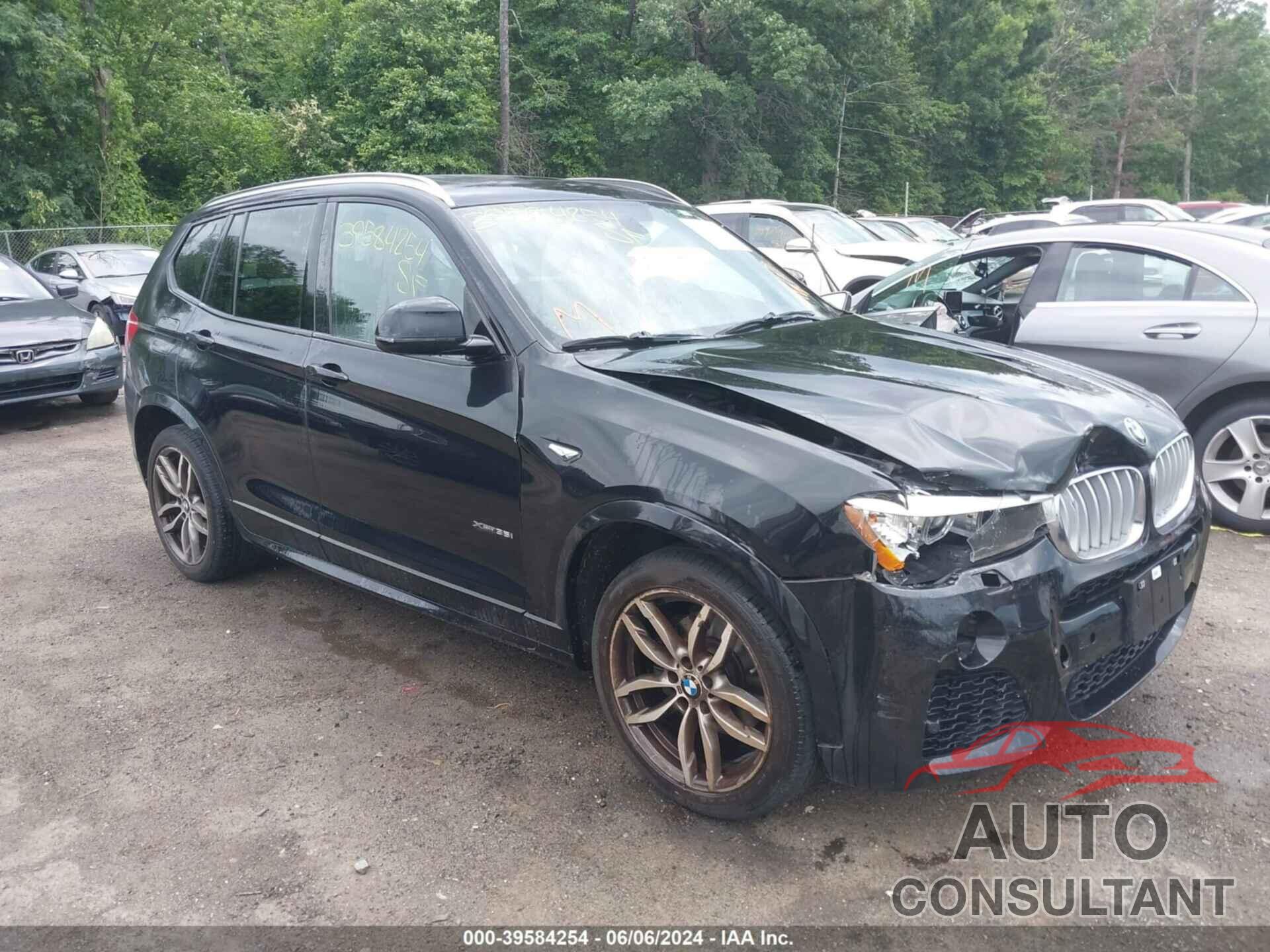 BMW X3 2016 - 5UXWX7C55G0S16036