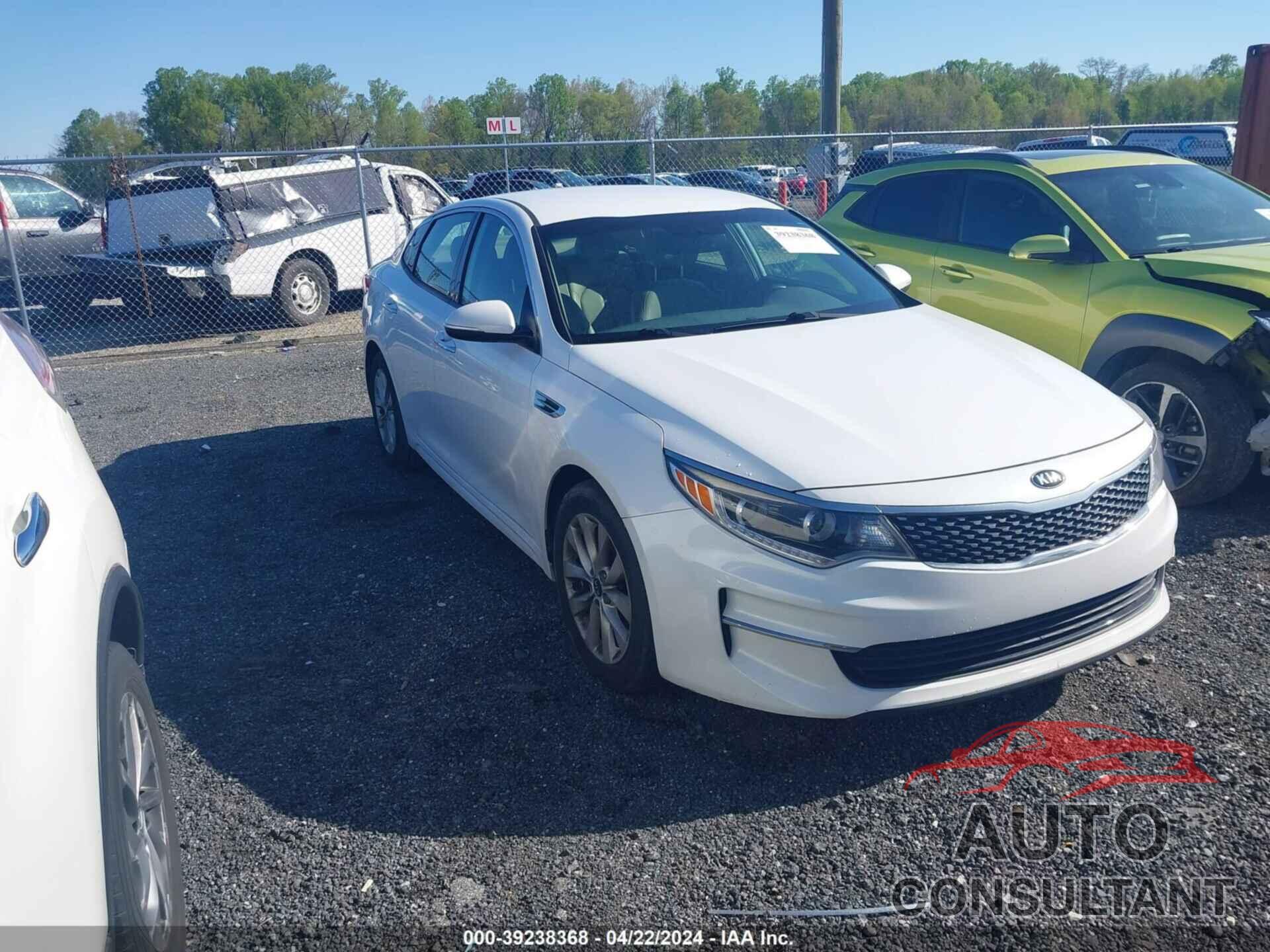 KIA OPTIMA 2016 - 5XXGU4L37GG080499