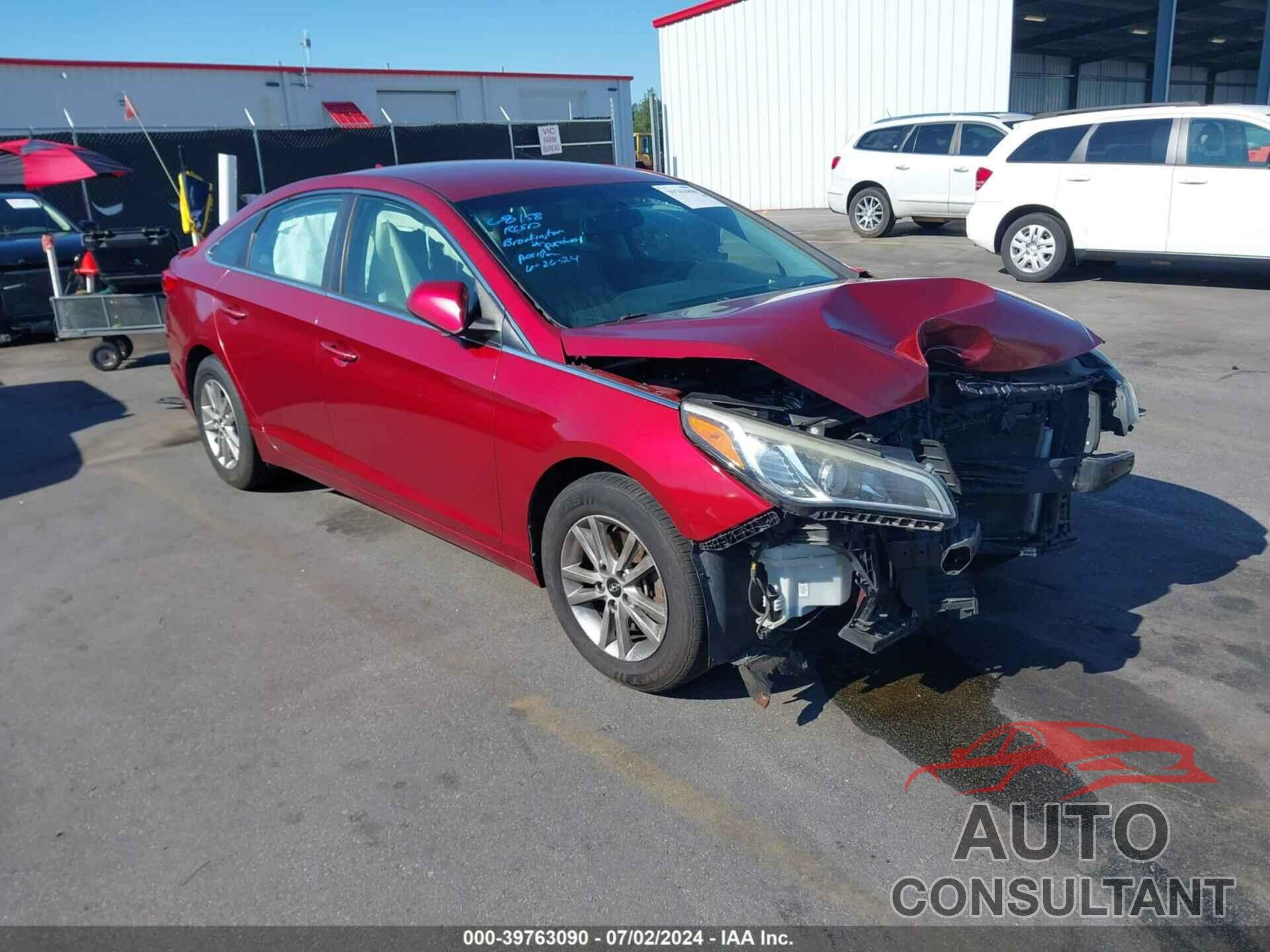 HYUNDAI SONATA 2016 - 5NPE24AF9GH283117