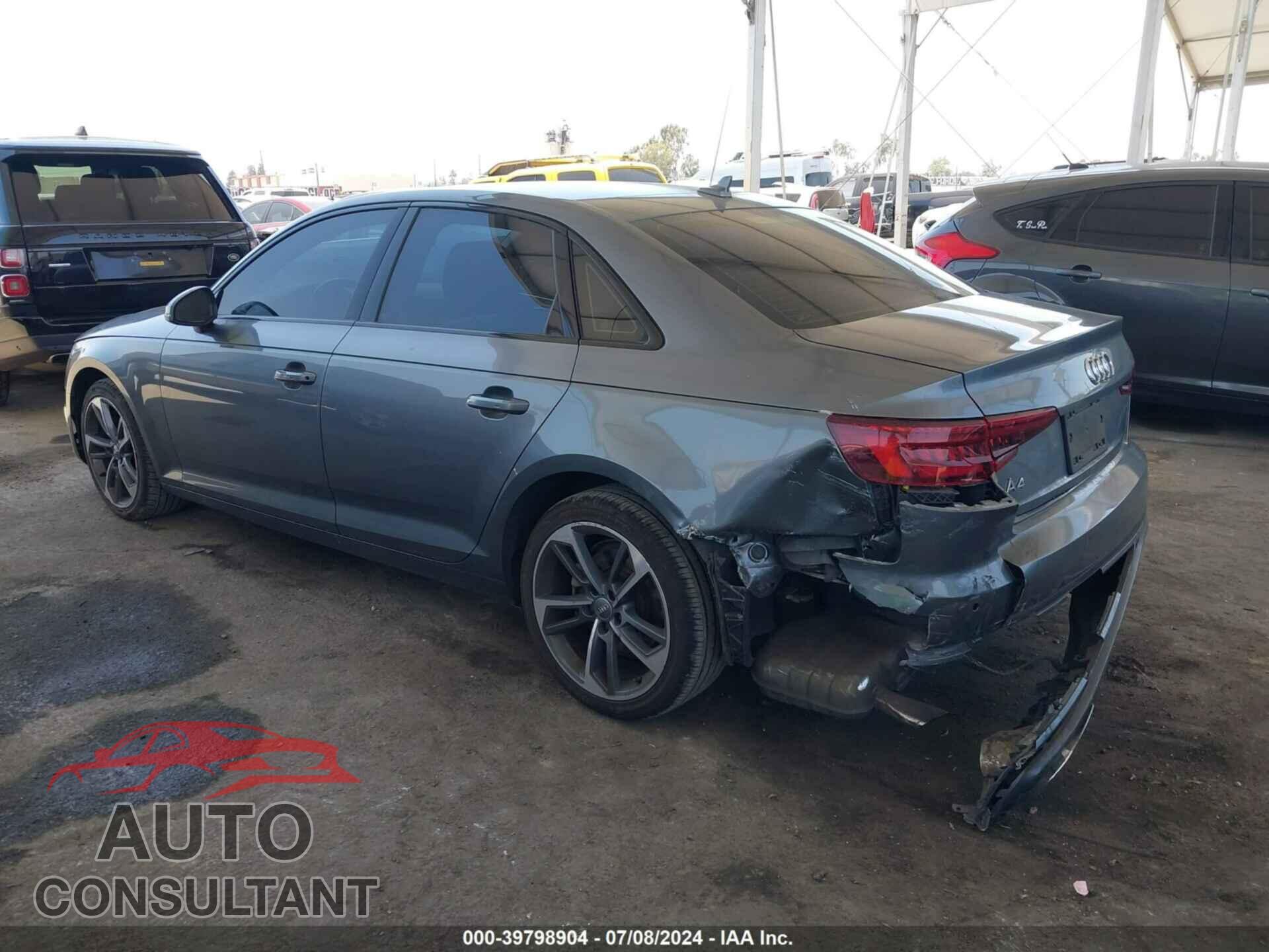 AUDI A4 2019 - WAUGMAF4XKA109501