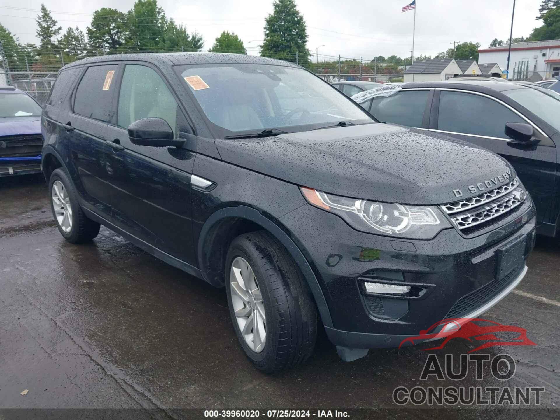 LAND ROVER DISCOVERY SPORT 2018 - SALCR2RX0JH750010