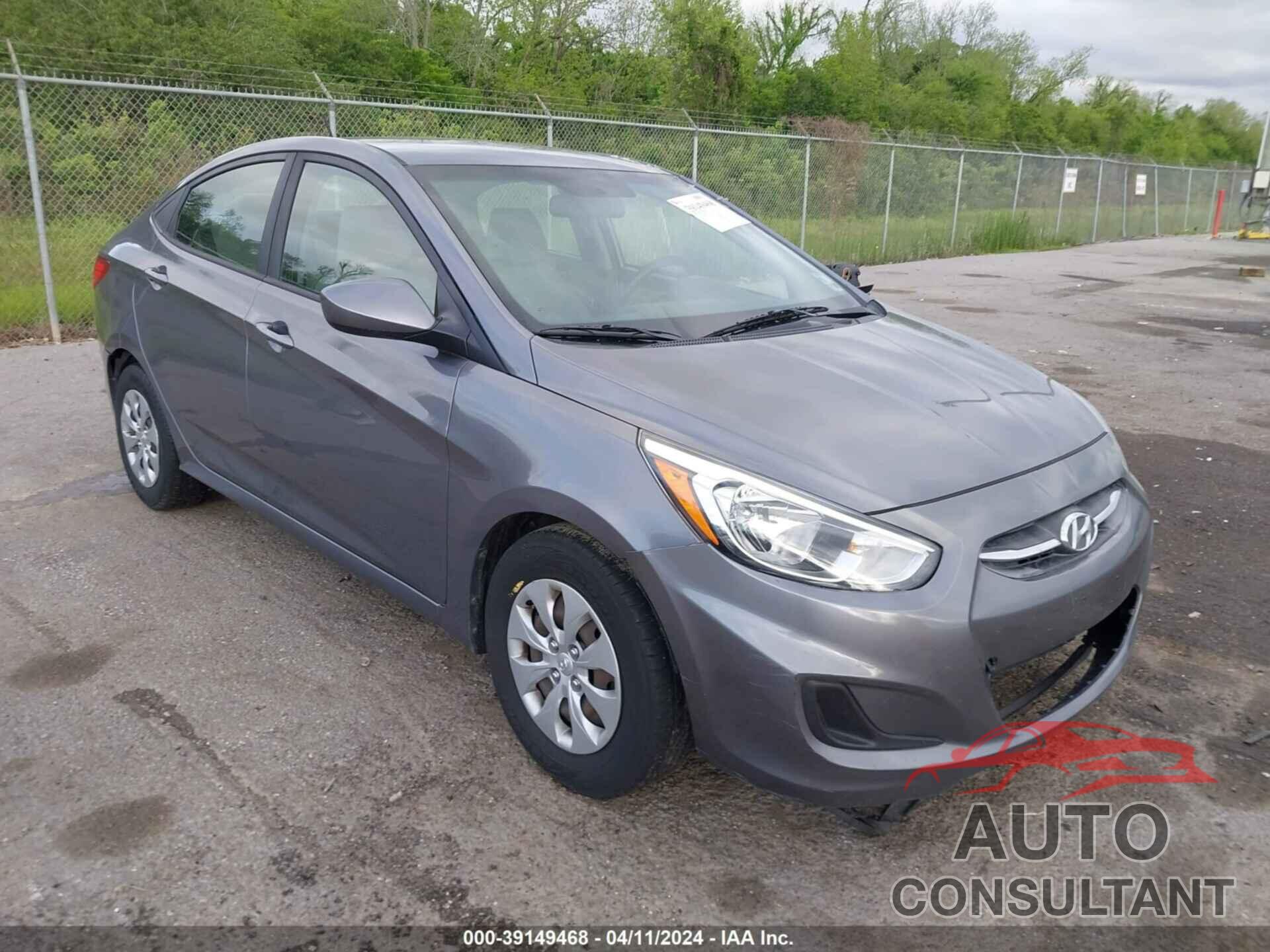 HYUNDAI ACCENT 2017 - KMHCT4AE7HU238689