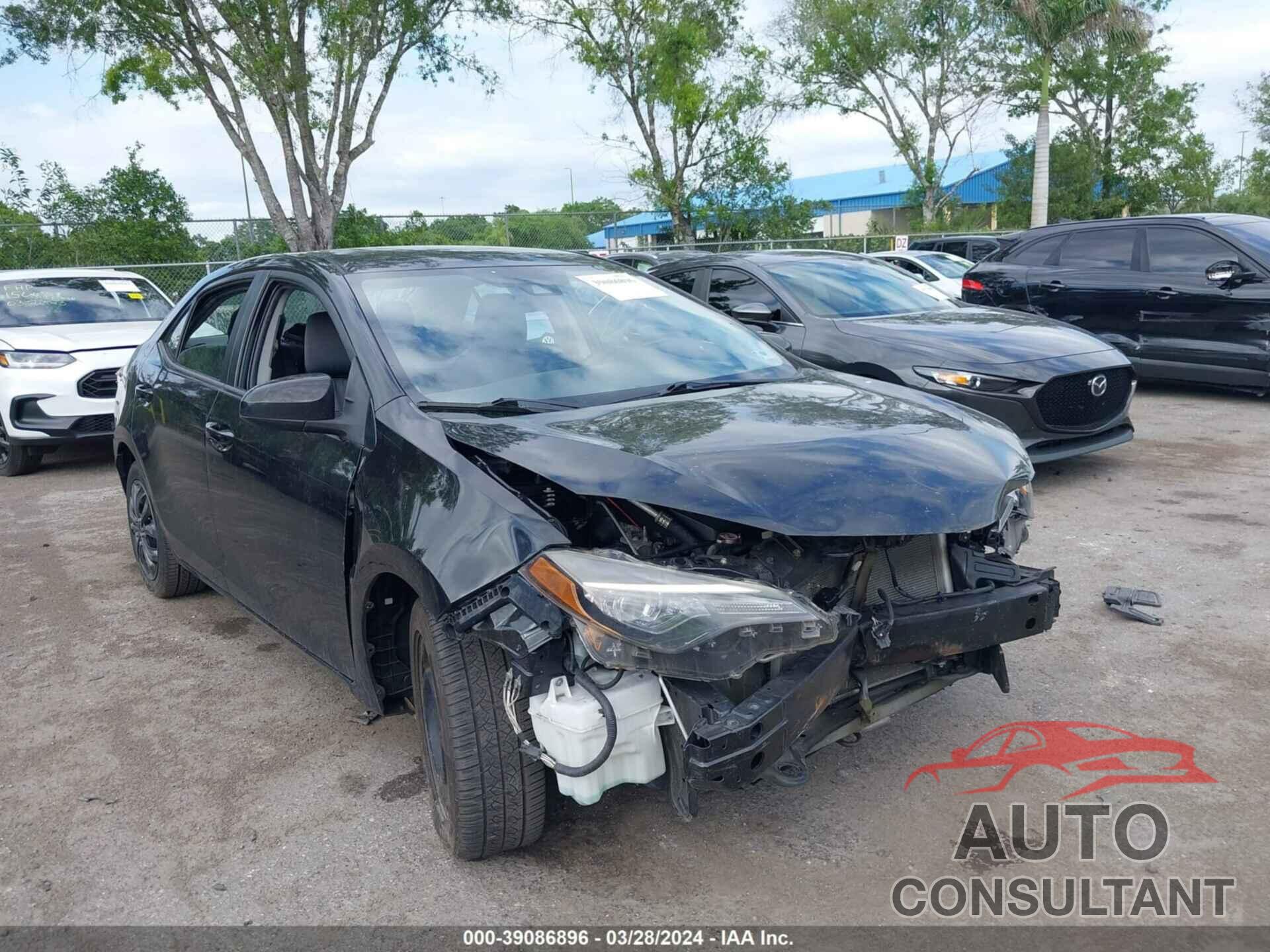 TOYOTA COROLLA 2017 - 2T1BURHE4HC887959