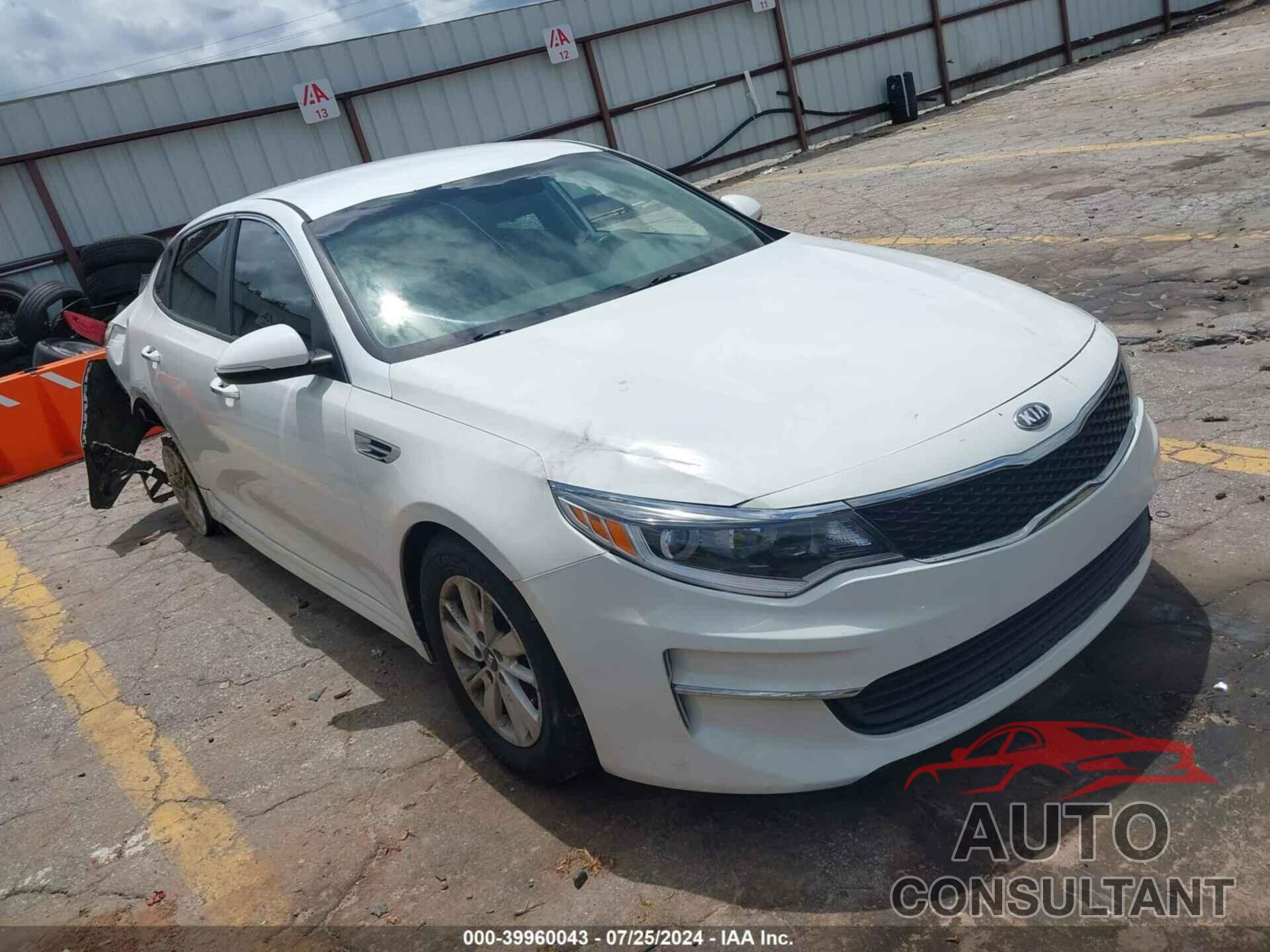 KIA OPTIMA 2016 - 5XXGT4L31GG119459