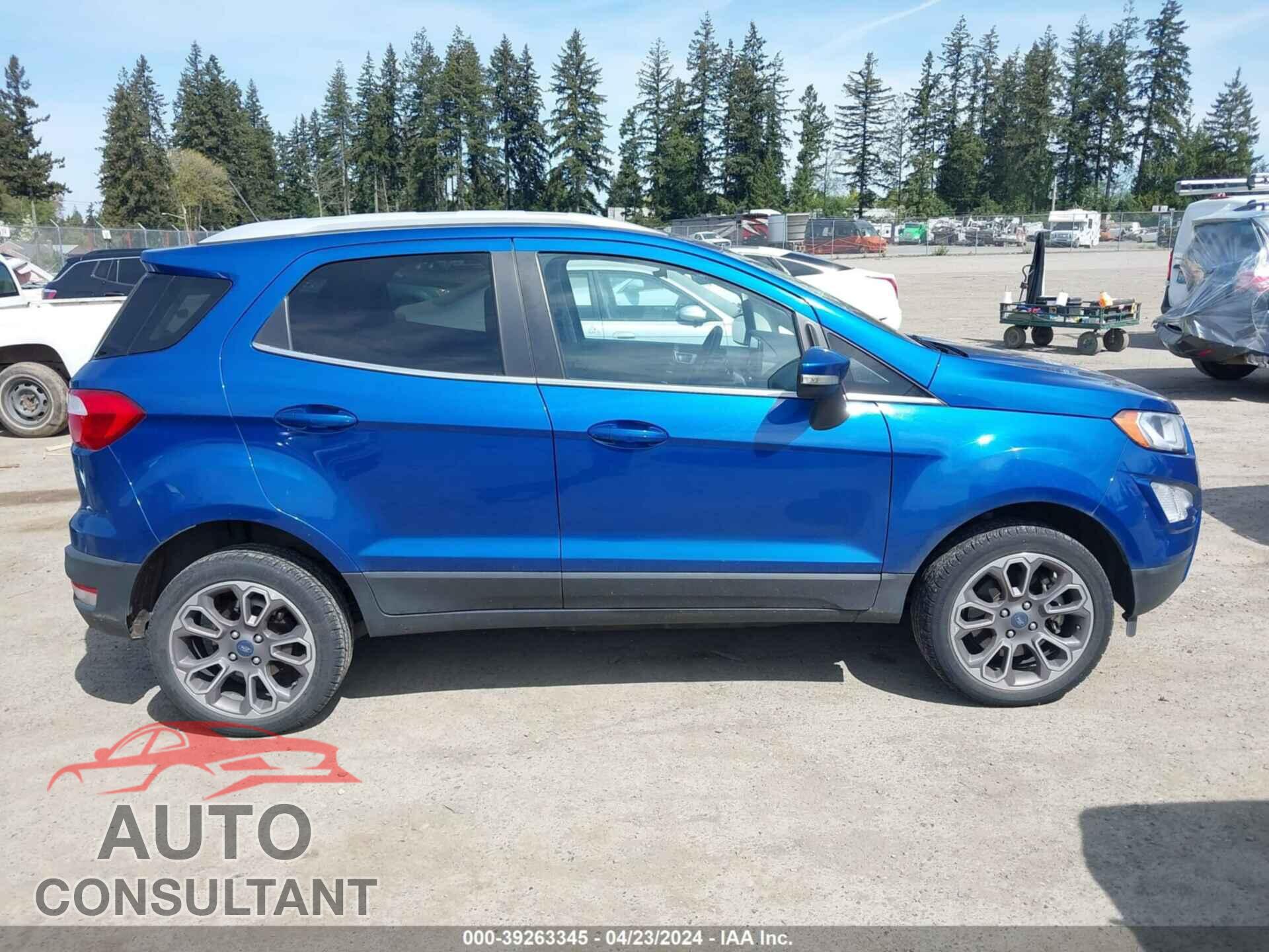 FORD ECOSPORT 2020 - MAJ6S3KL7LC354507
