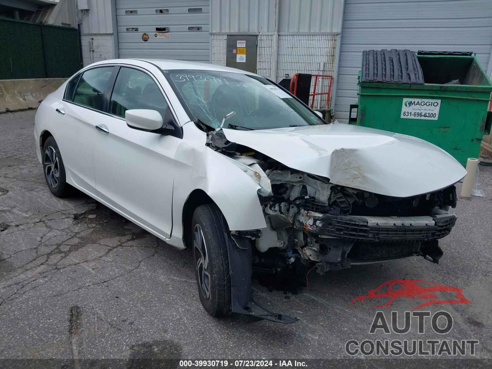 HONDA ACCORD 2017 - 1HGCR2F34HA194989