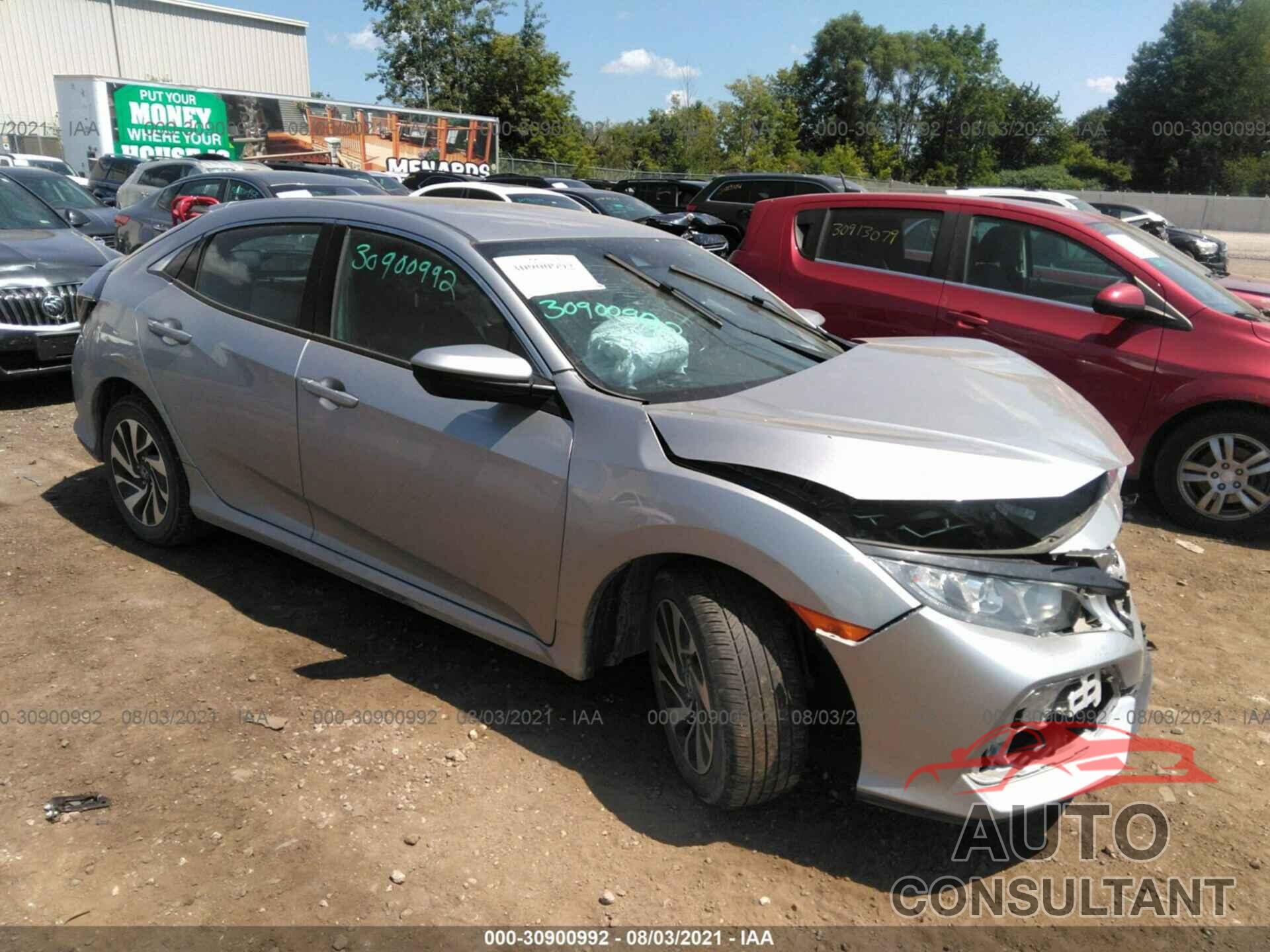 HONDA CIVIC HATCHBACK 2019 - SHHFK7H34KU205206