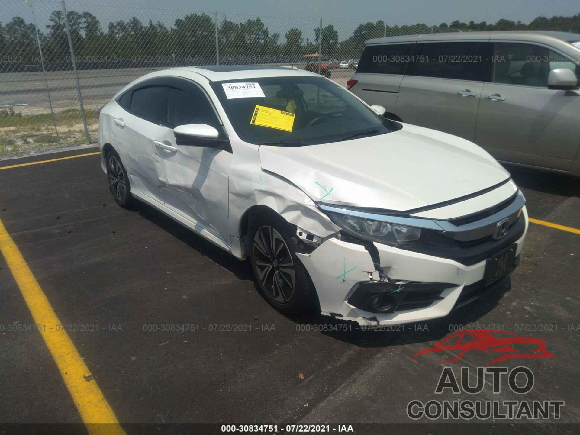 HONDA CIVIC SEDAN 2016 - 19XFC1F33GE210750